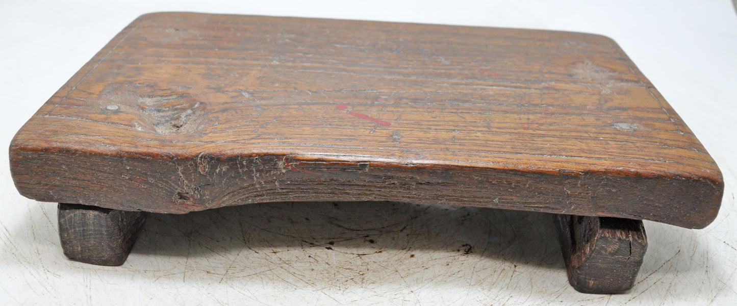 Antique Wooden Kitchenware Cutting Chopping Board Original Old Hand Carved