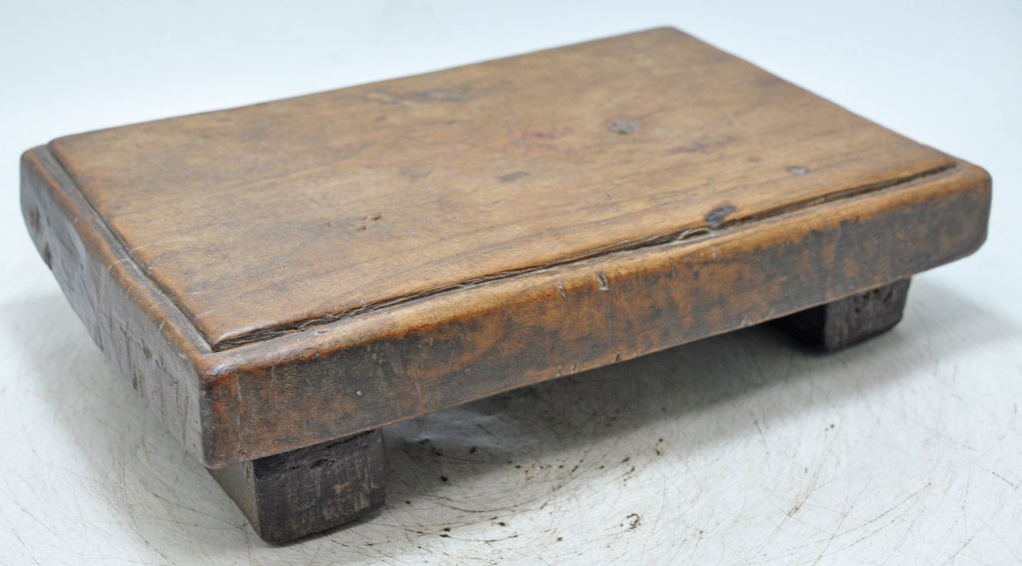 Antique Wooden Kitchenware Cutting Chopping Board Original Old Hand Carved