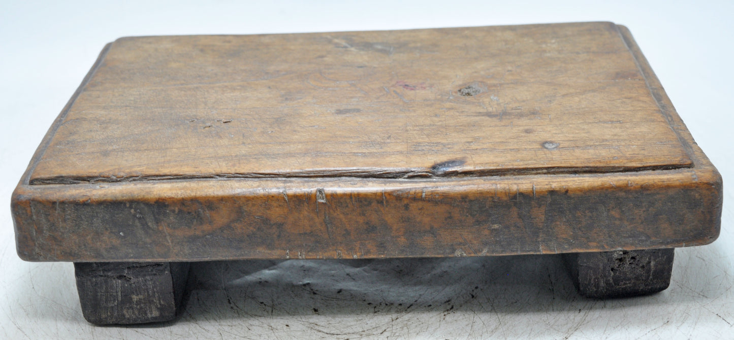 Antique Wooden Kitchenware Cutting Chopping Board Original Old Hand Carved