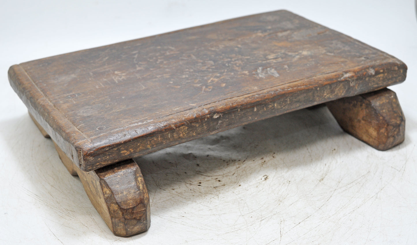 Antique Wooden Kitchenware Cutting Chopping Board Original Old Hand Carved
