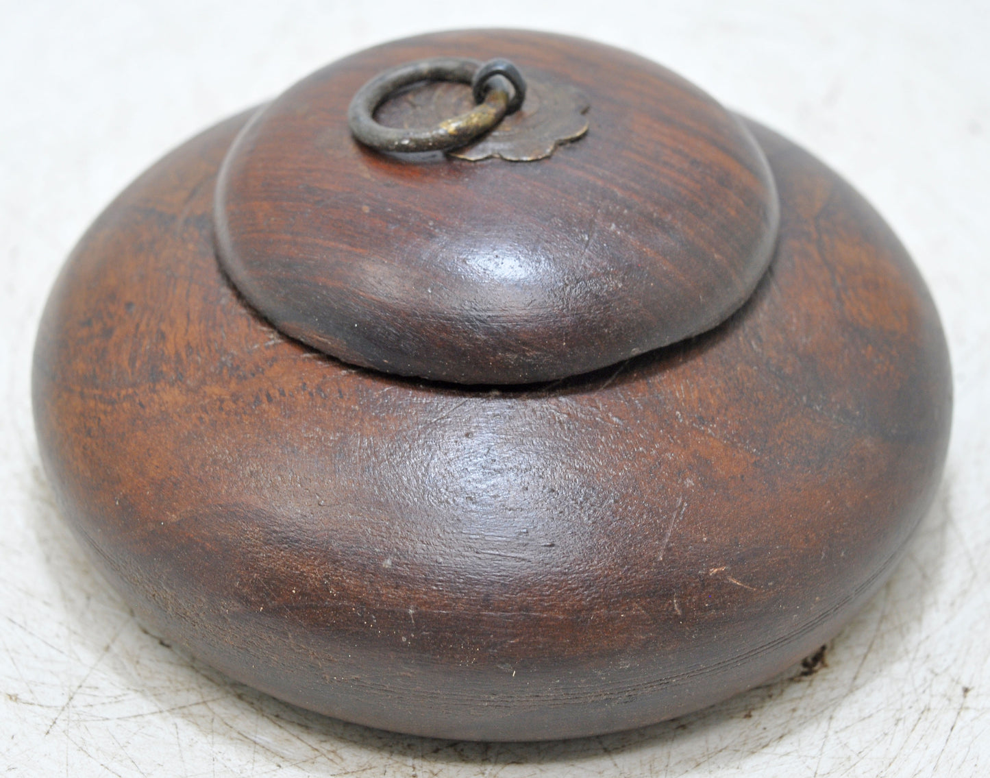 Vintage Wooden Tobacco Opium Box Original Old Hand Carved