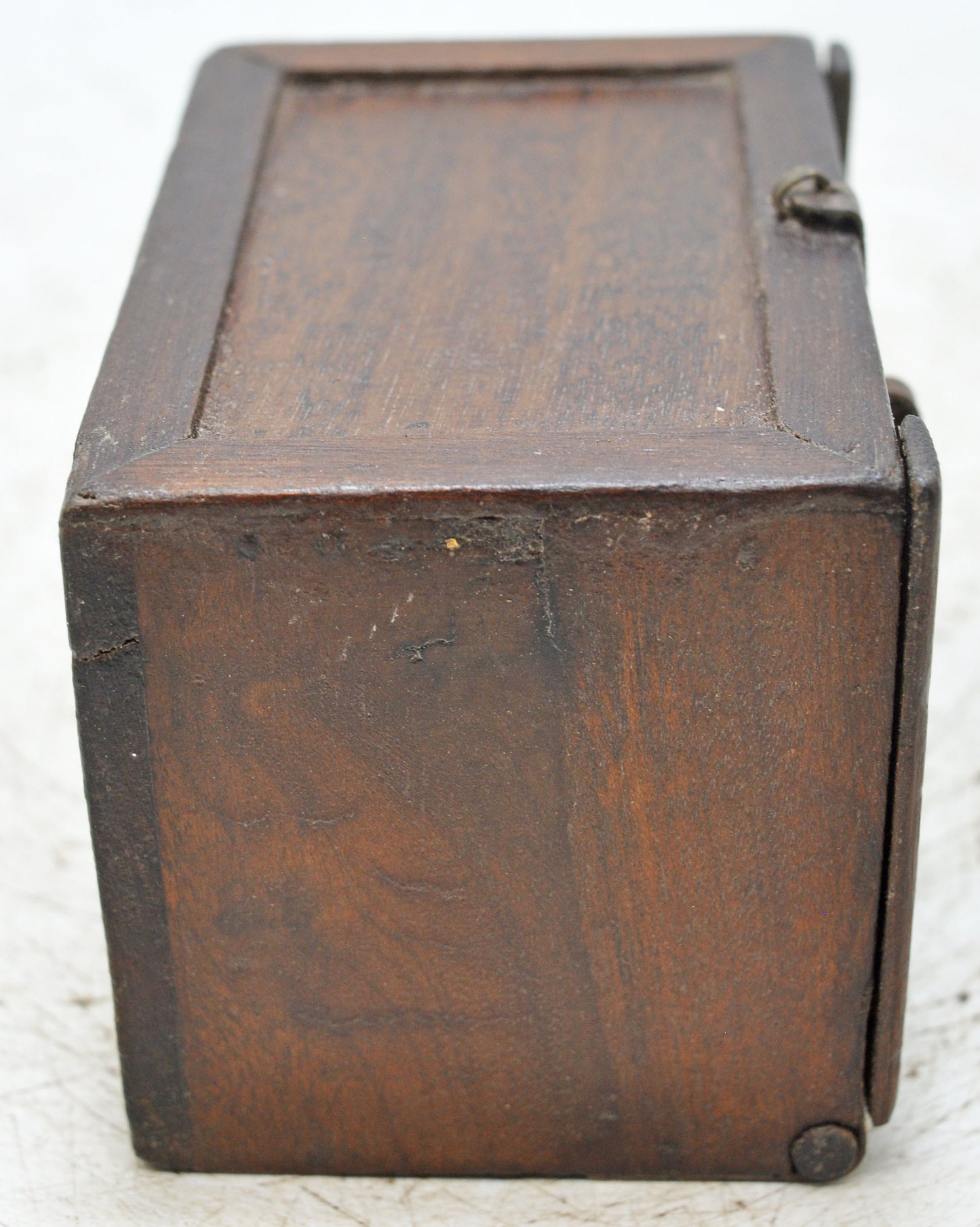Vintage Wooden Small 1 Drawer Jewelery Storage Box Original Old Hand Crafted
