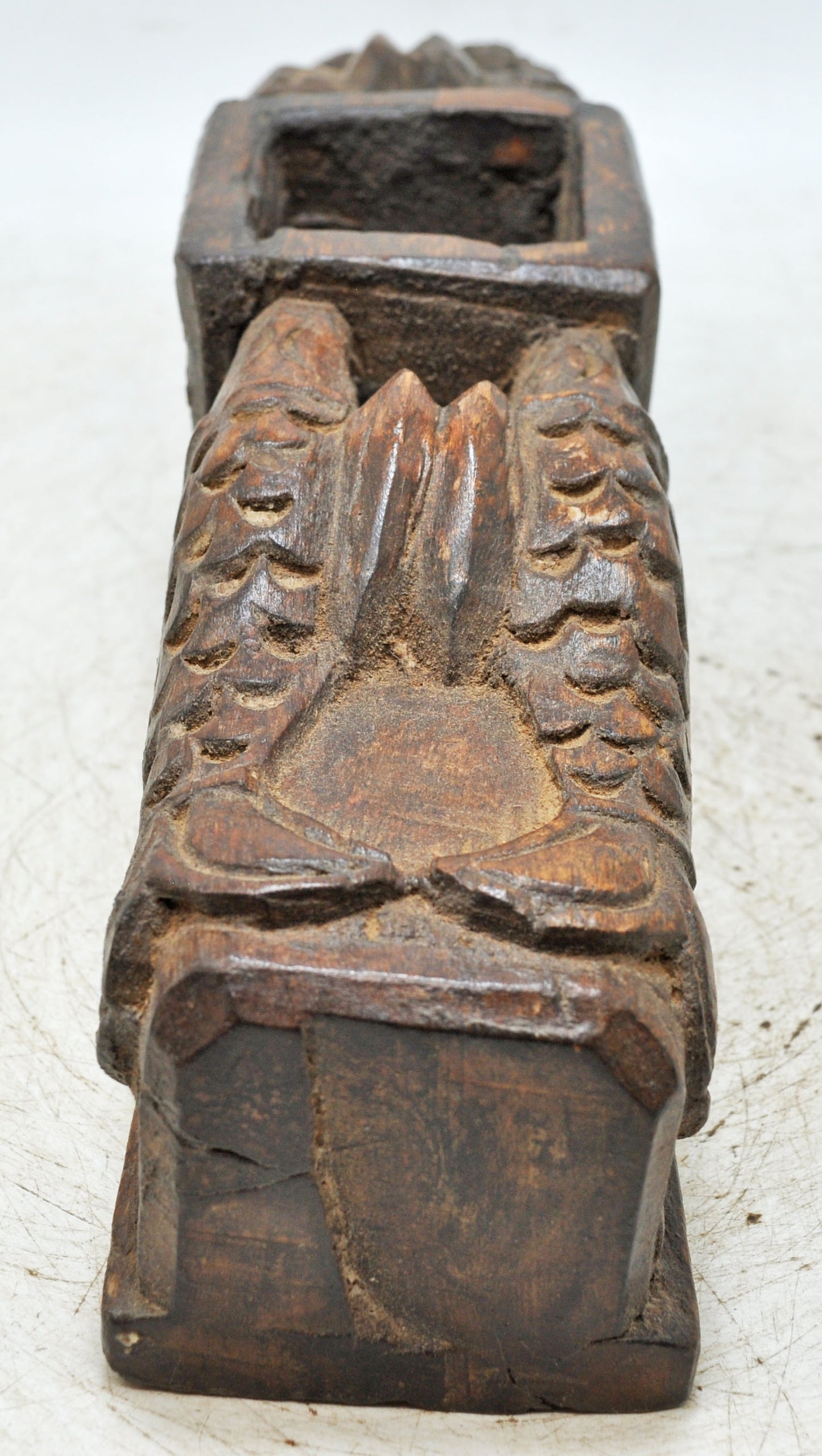Antique Wooden Fish Shaped Bowl Original Old Fine Hand Carved
