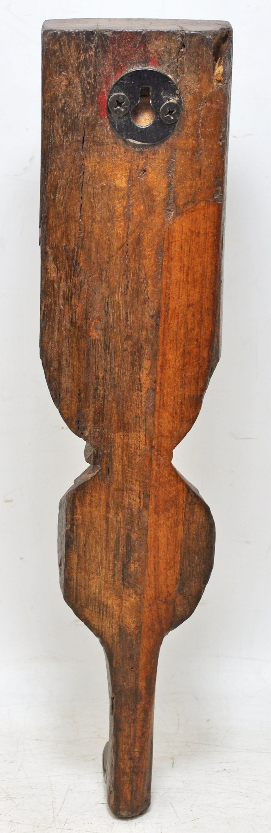 Antique Wooden Wall Décor Paga Candle Holder Stand Original Old Fine Hand Carved