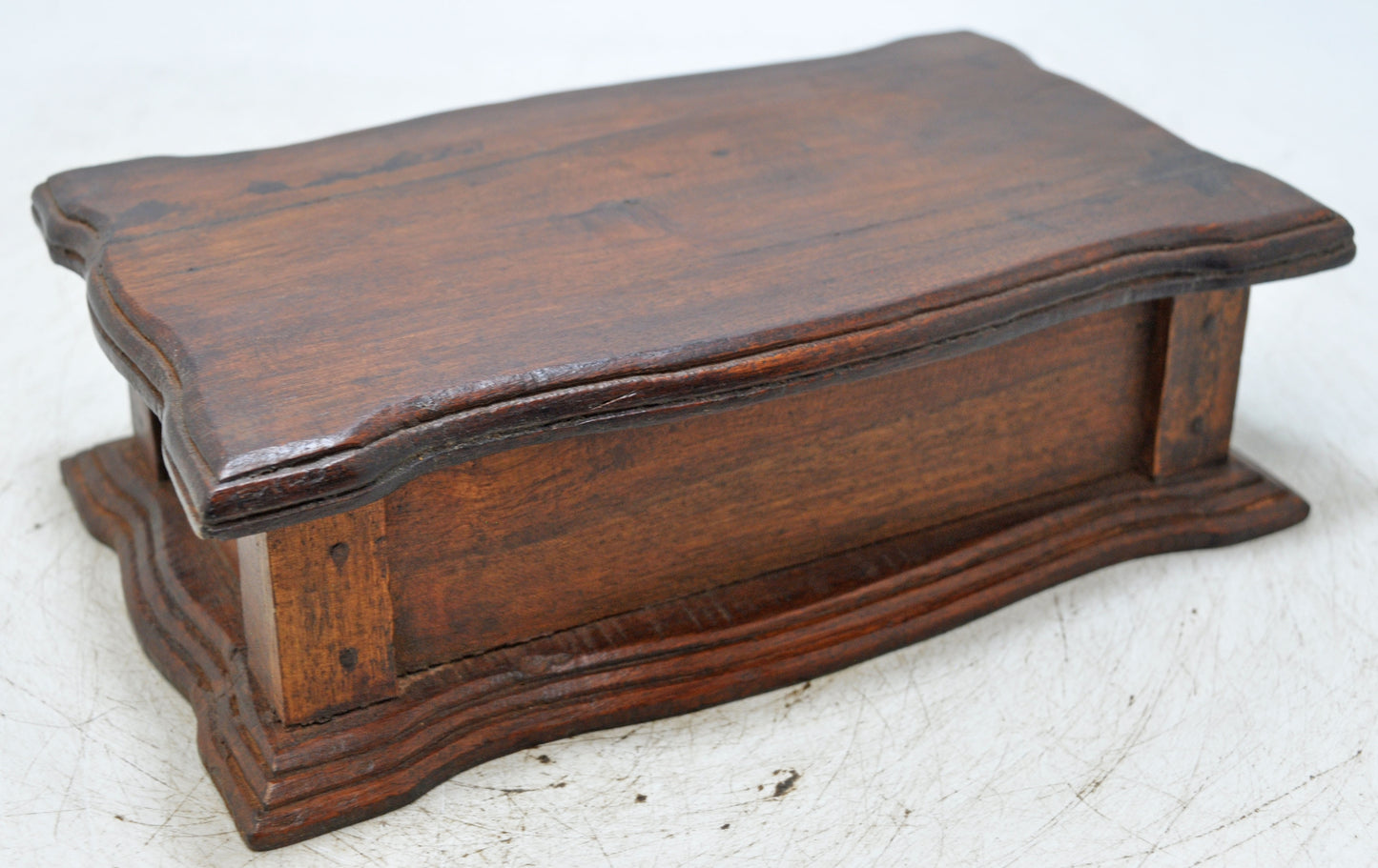 Vintage Wooden Storage Box Original Old Hand Crafted
