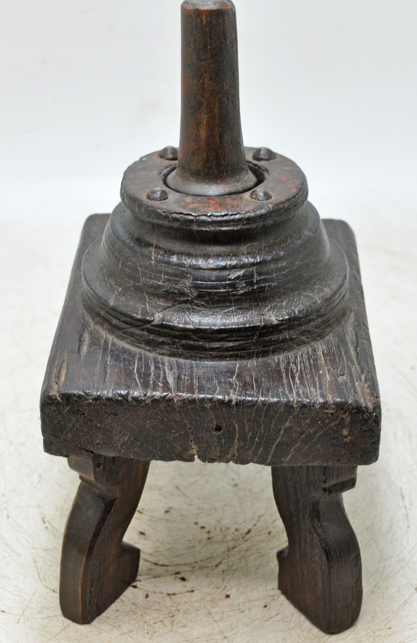 Antique Wooden Tribal Mortar and Pestle Grinder Original Old Fine Hand Carved