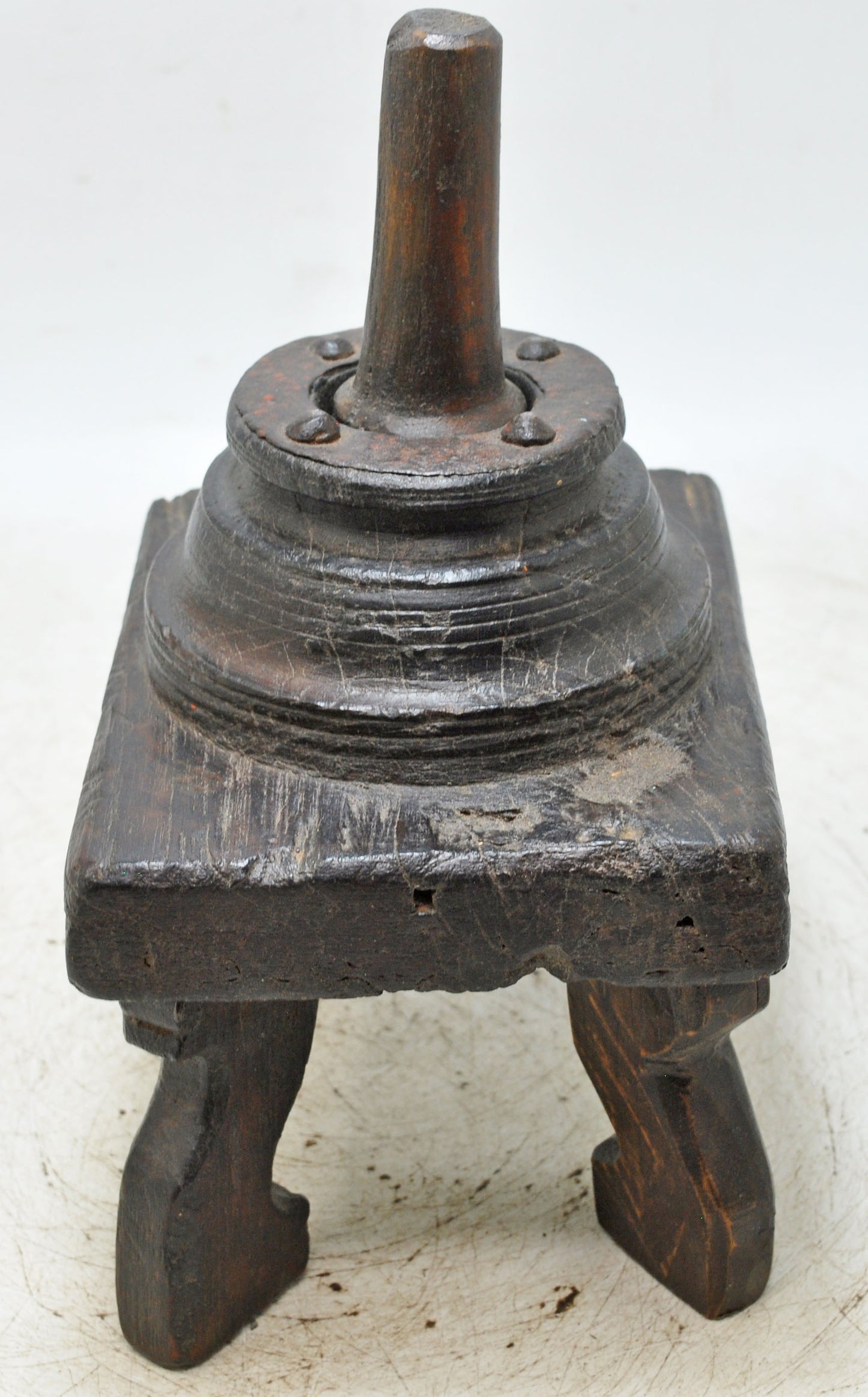 Antique Wooden Tribal Mortar and Pestle Grinder Original Old Fine Hand Carved