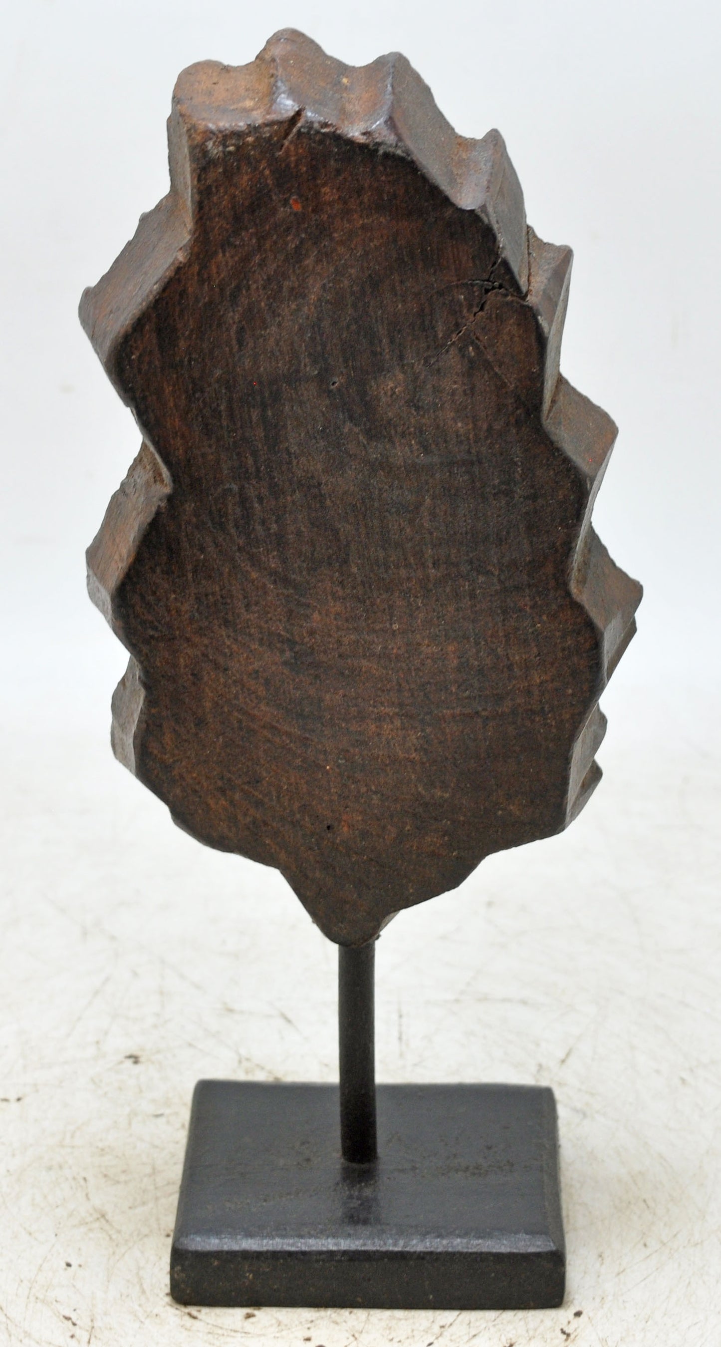 Antique Wooden Textile Printing Block Original Old Hand Carved Floral Design