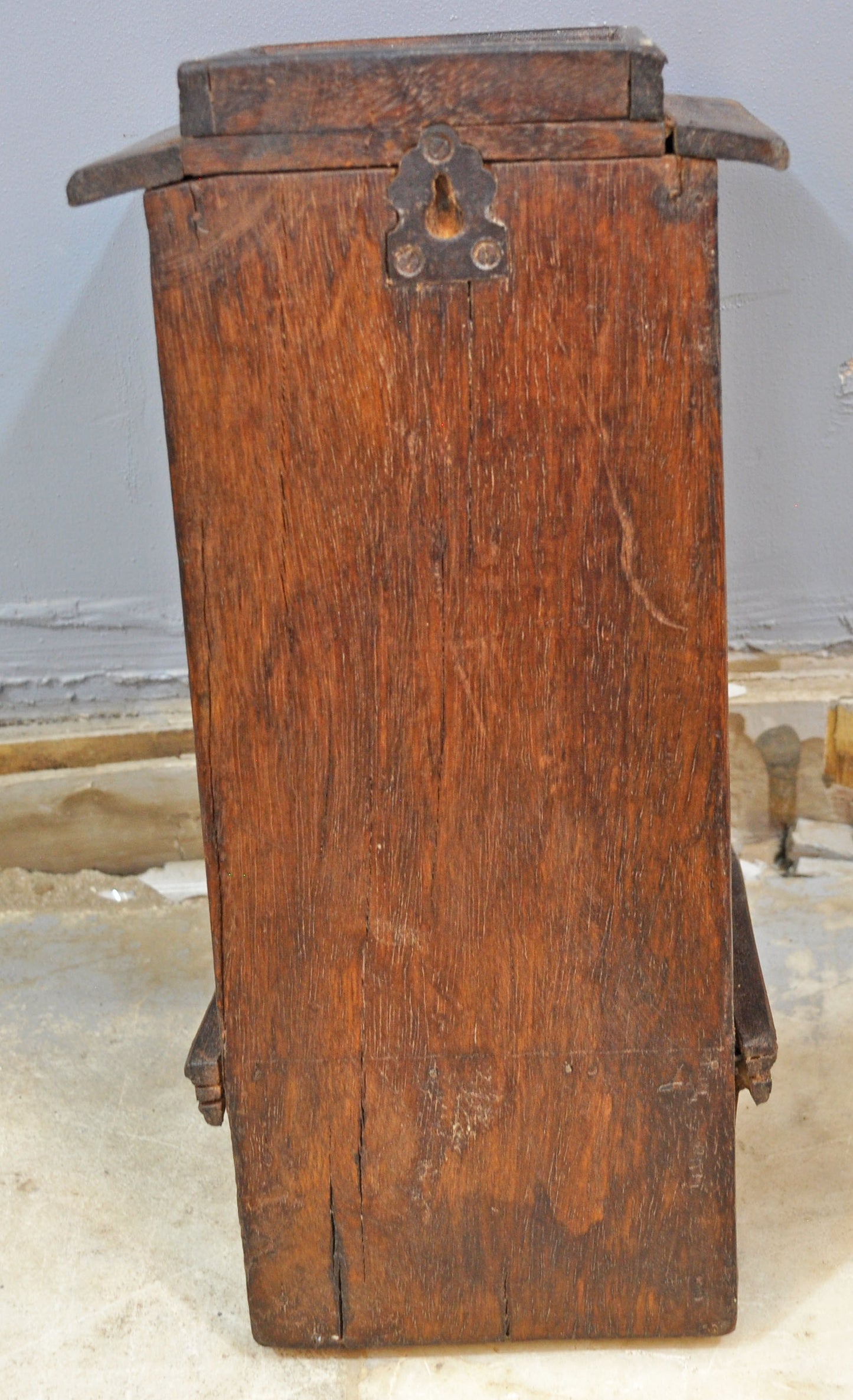 Vintage Wooden Wall Hanging Temple Stand Original Old Hand Crafted