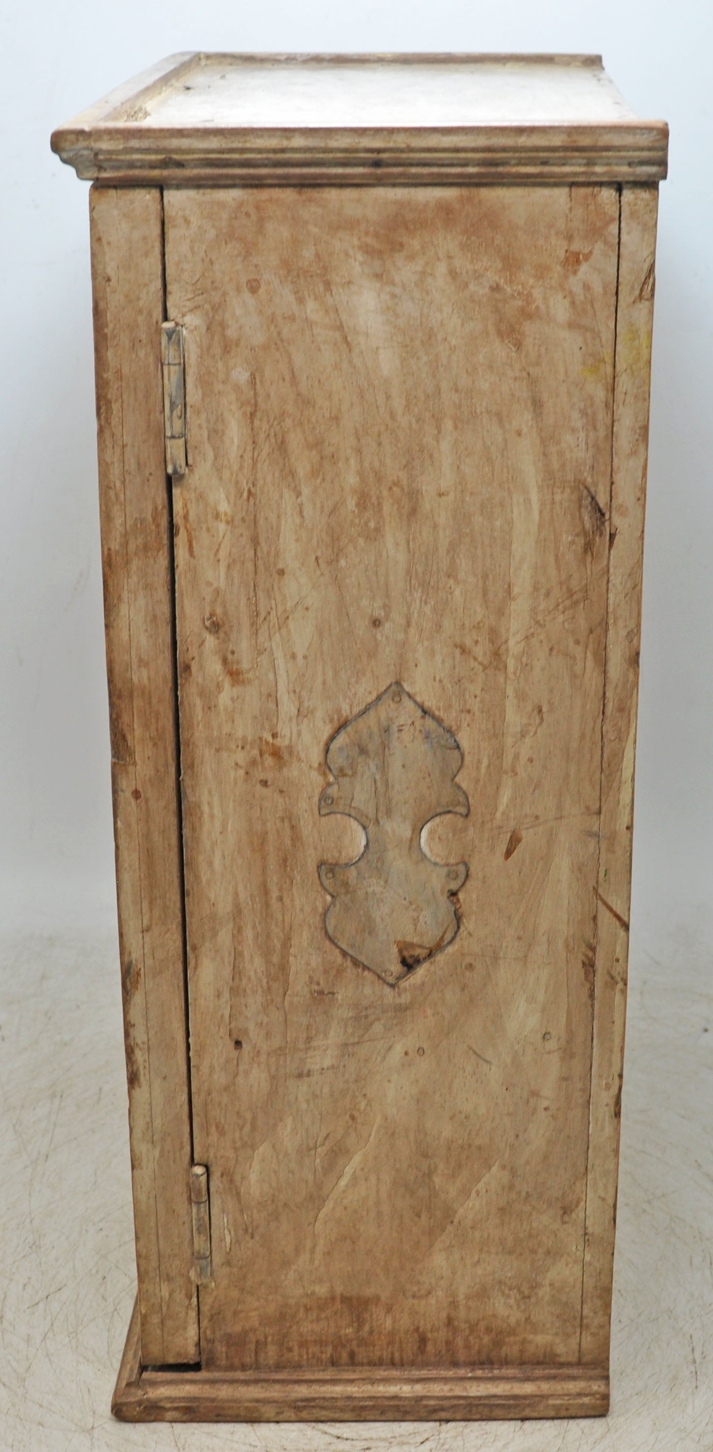 Vintage Wooden Mini Storage Cabinet Original Old Fine Hand Crafted Carved