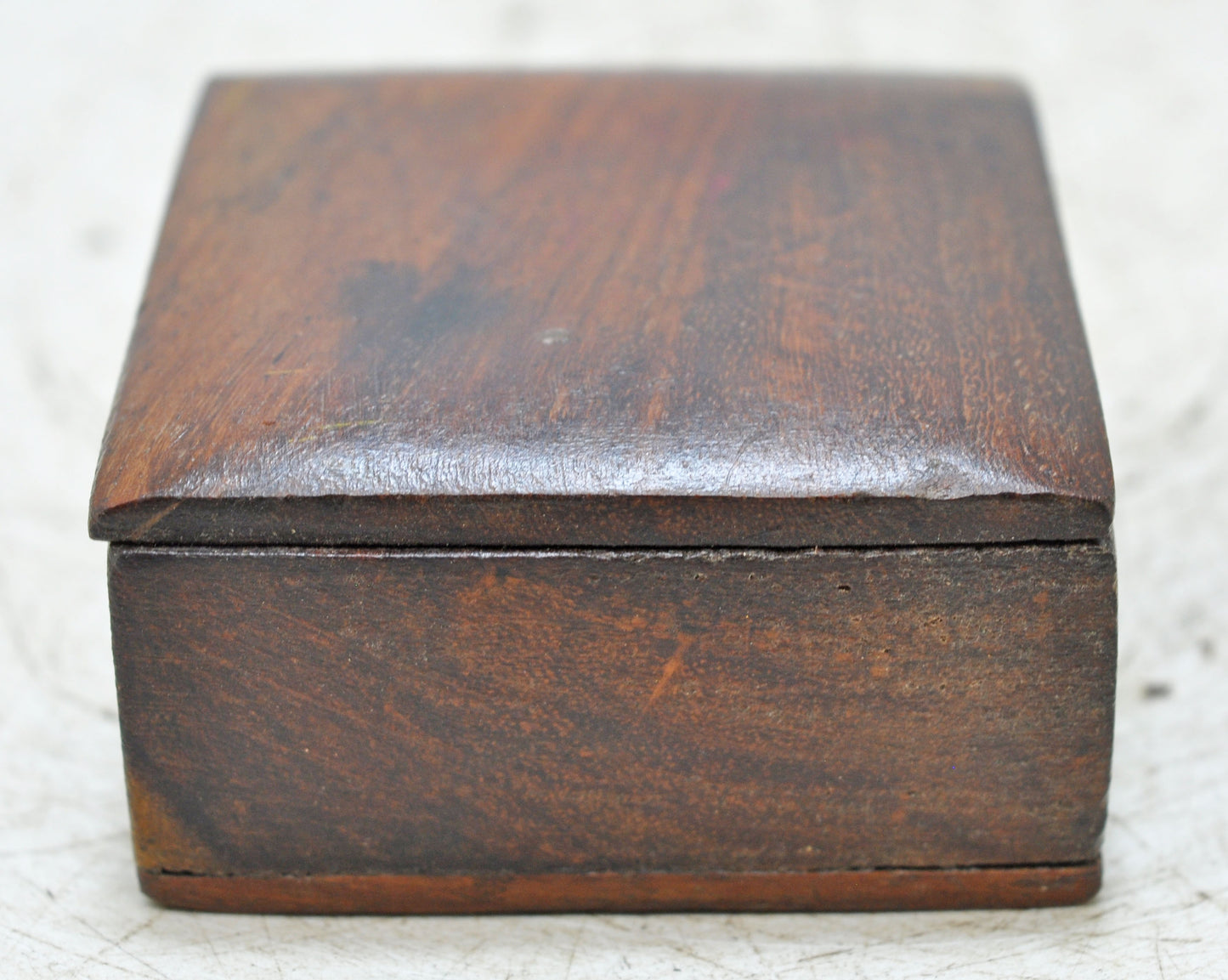 Vintage Wooden Small Kum Kum Powder Tika Box Original Old Hand Crafted
