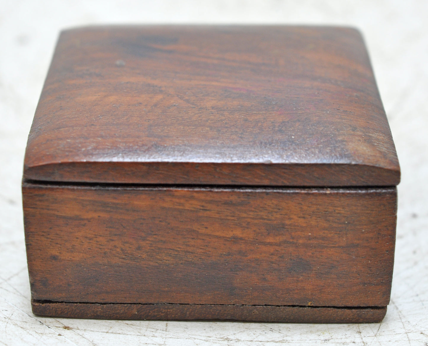 Vintage Wooden Small Kum Kum Powder Tika Box Original Old Hand Crafted