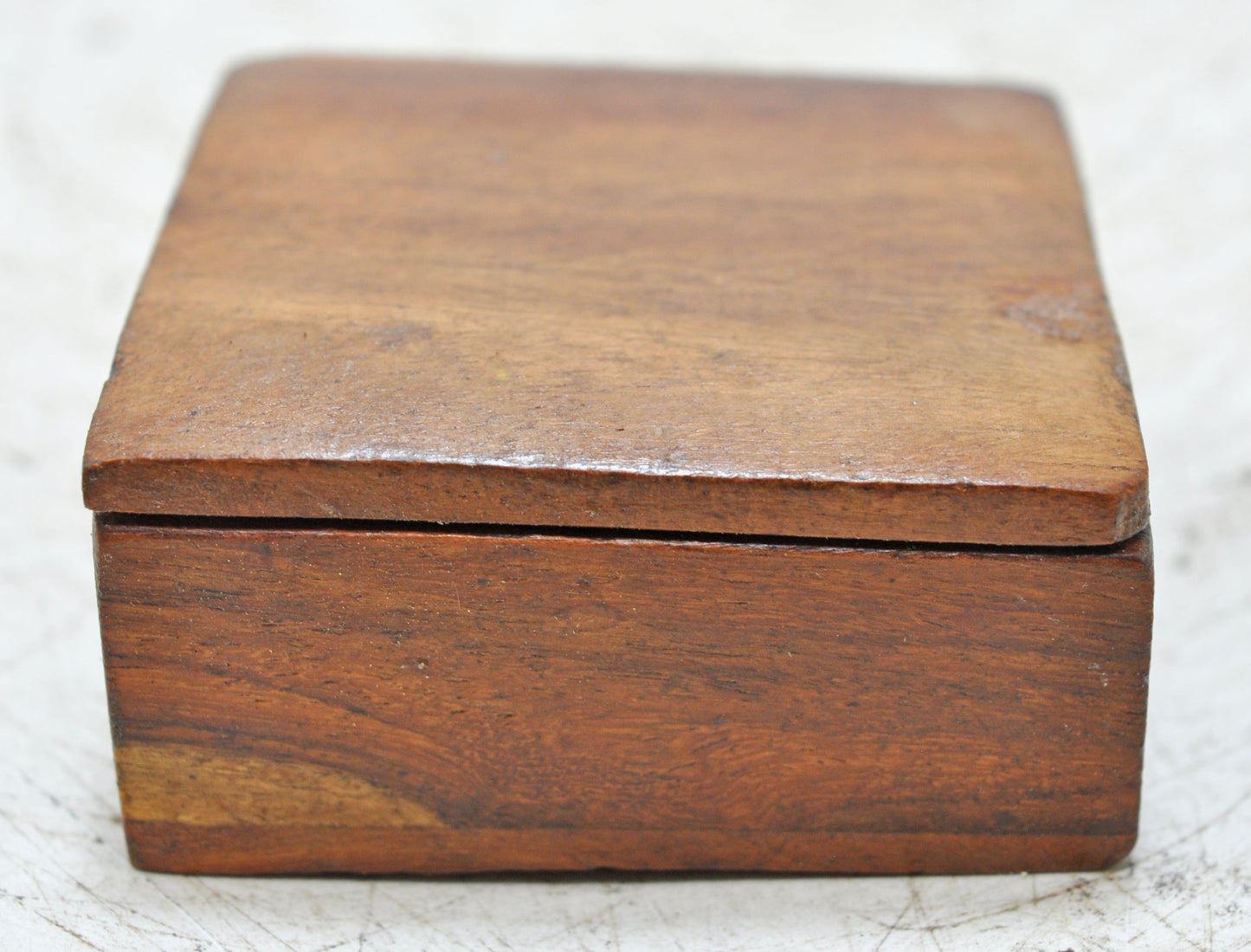 Vintage Wooden Small Kum Kum Powder Tika Box Original Old Hand Crafted