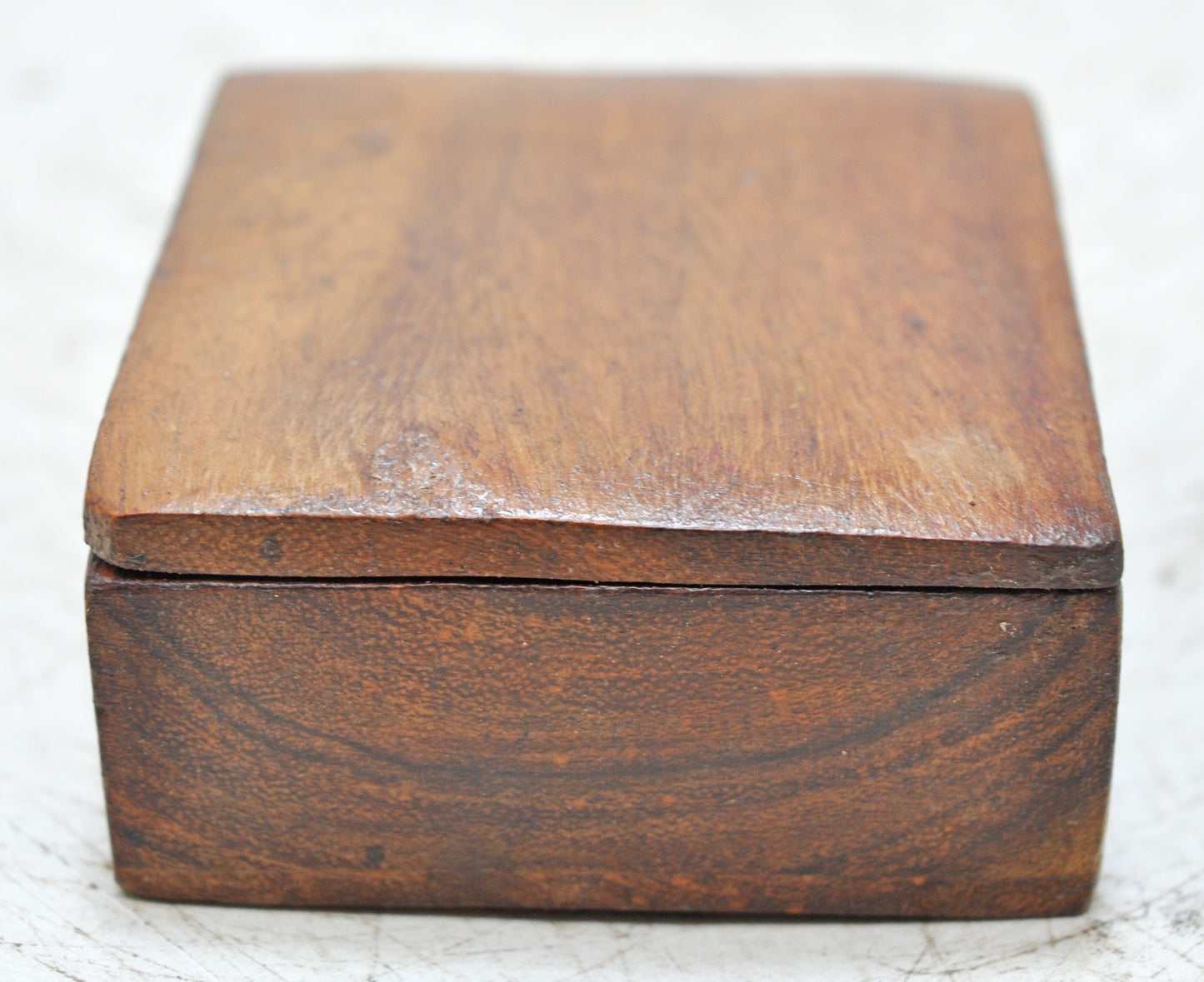 Vintage Wooden Small Kum Kum Powder Tika Box Original Old Hand Crafted
