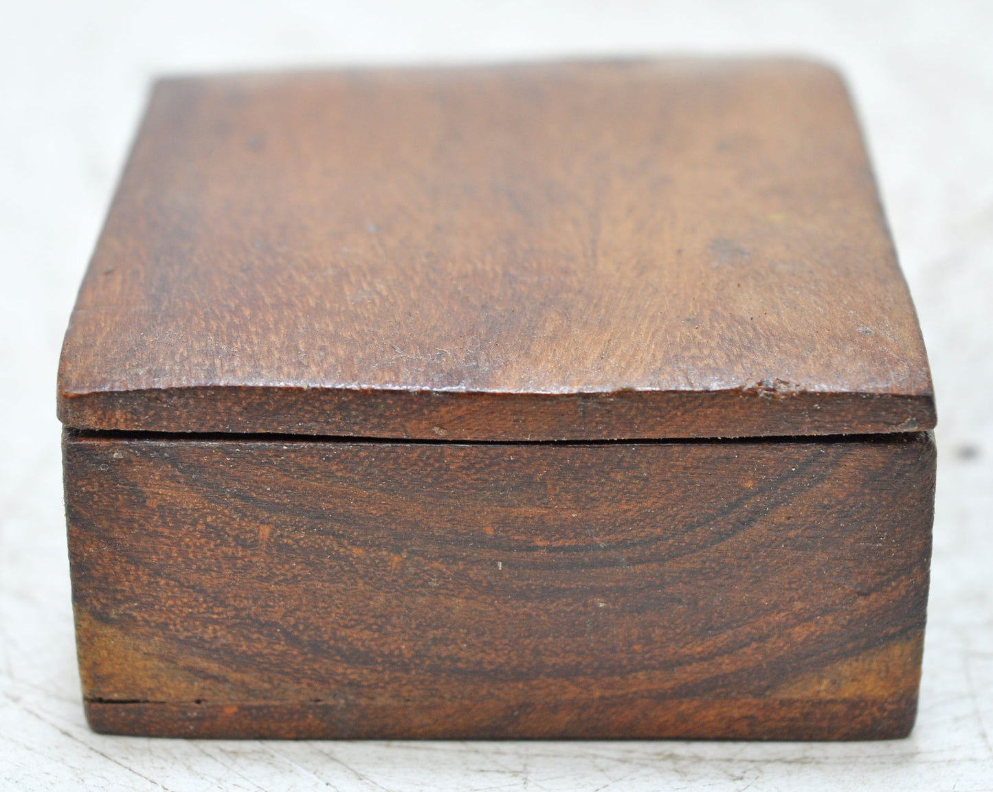 Vintage Wooden Small Kum Kum Powder Tika Box Original Old Hand Crafted