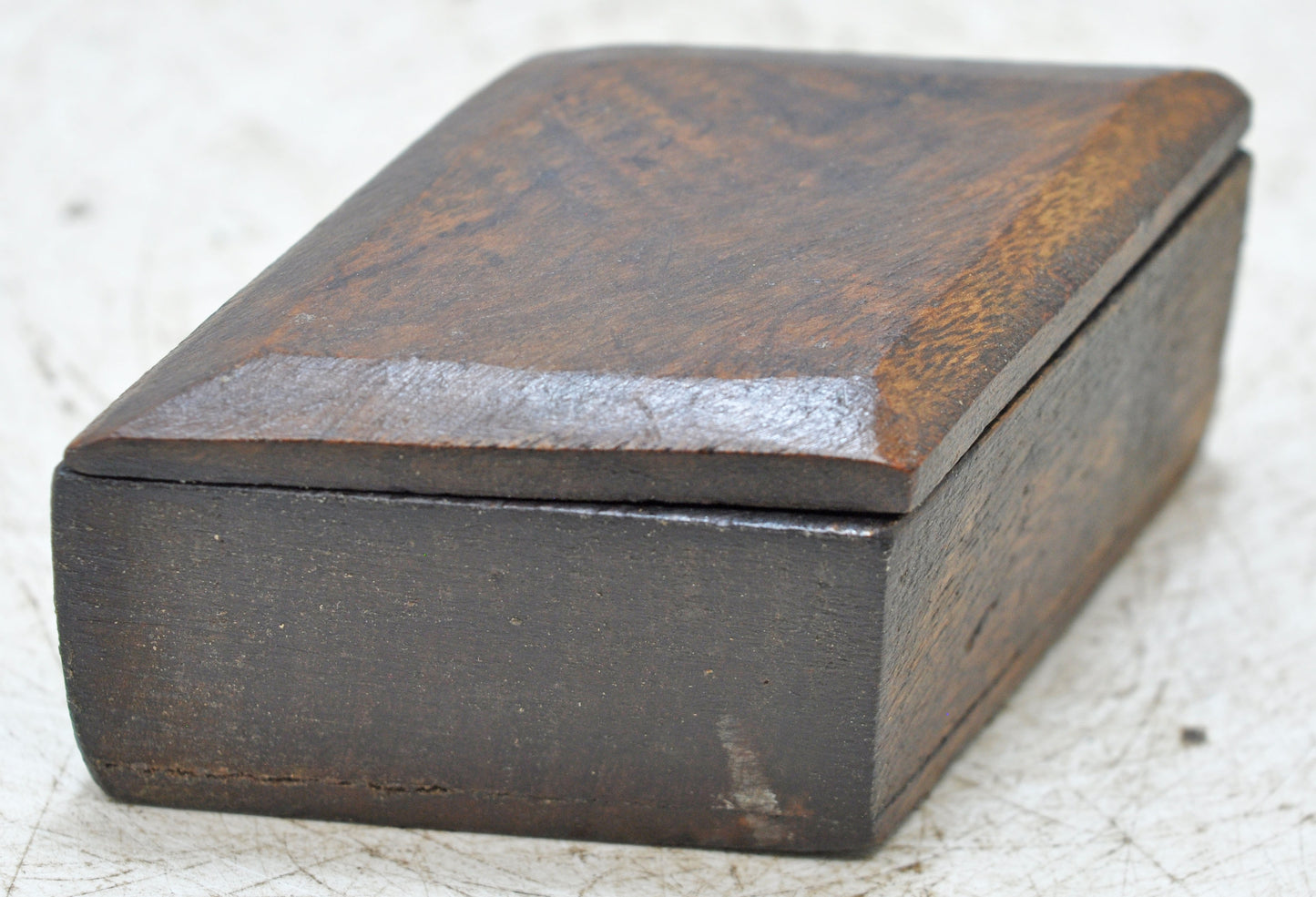 Vintage Wooden Small Kum Kum Powder Tika Box Original Old Hand Crafted