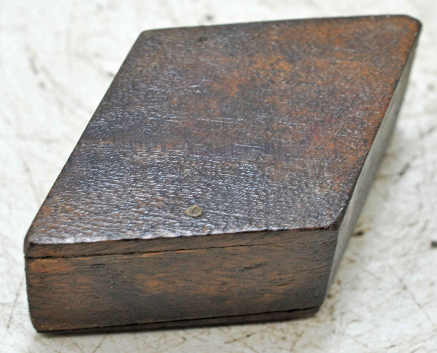 Vintage Wooden Small Kum Kum Powder Tika Box Original Old Hand Crafted