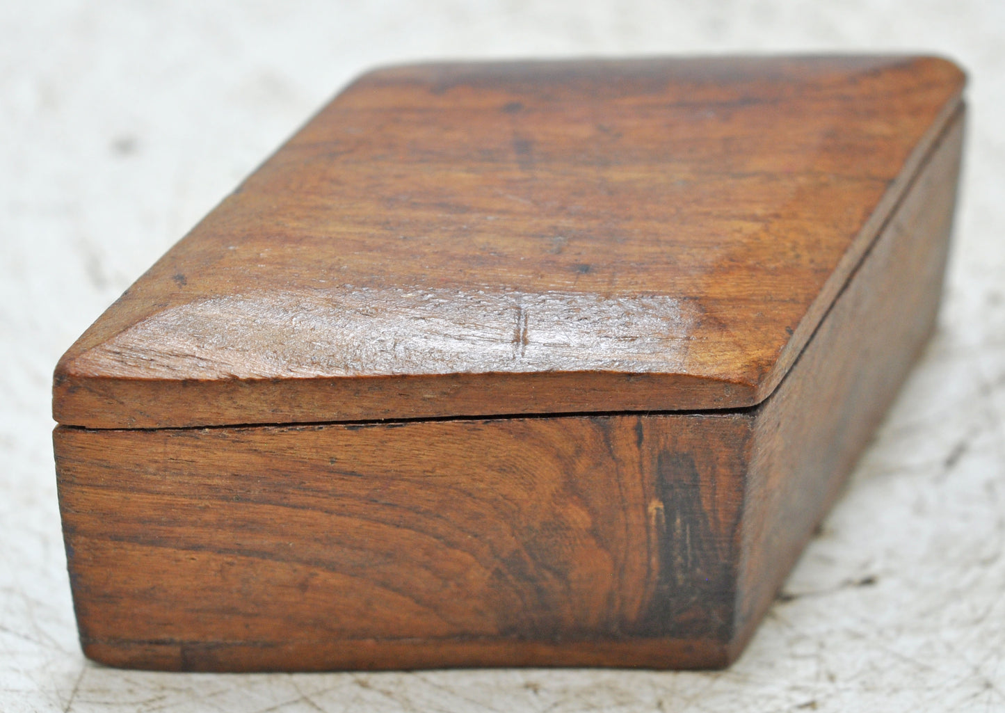 Vintage Wooden Small Kum Kum Powder Tika Box Original Old Hand Crafted