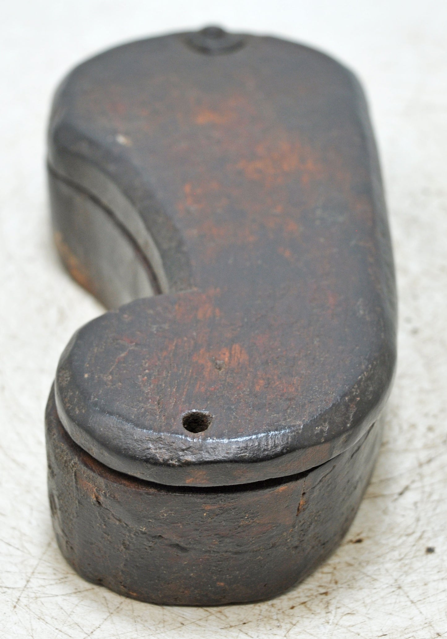 Antique Wooden Small Kum Kum Powder Tika Box Original Old Hand Crafted