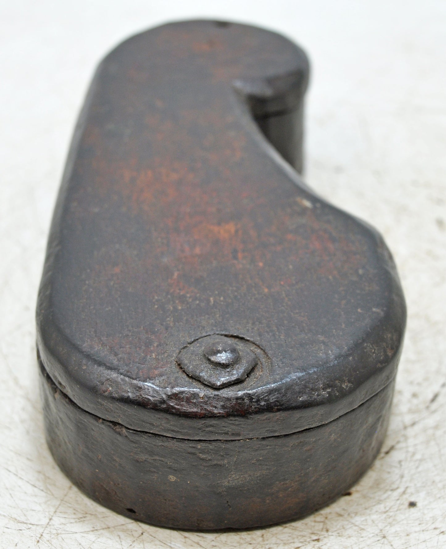 Antique Wooden Small Kum Kum Powder Tika Box Original Old Hand Crafted