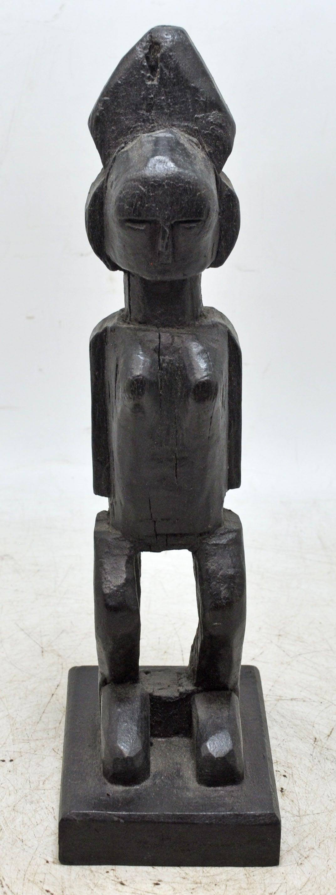 Antique Wooden Tribal Man Figurine Original Old Fine Hand Carved