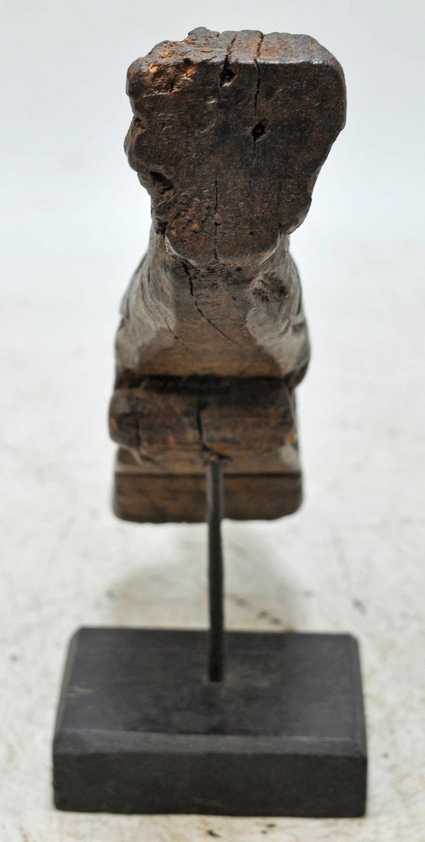 Antique Wooden Parrot Bird Figurine Original Old Hand Carved