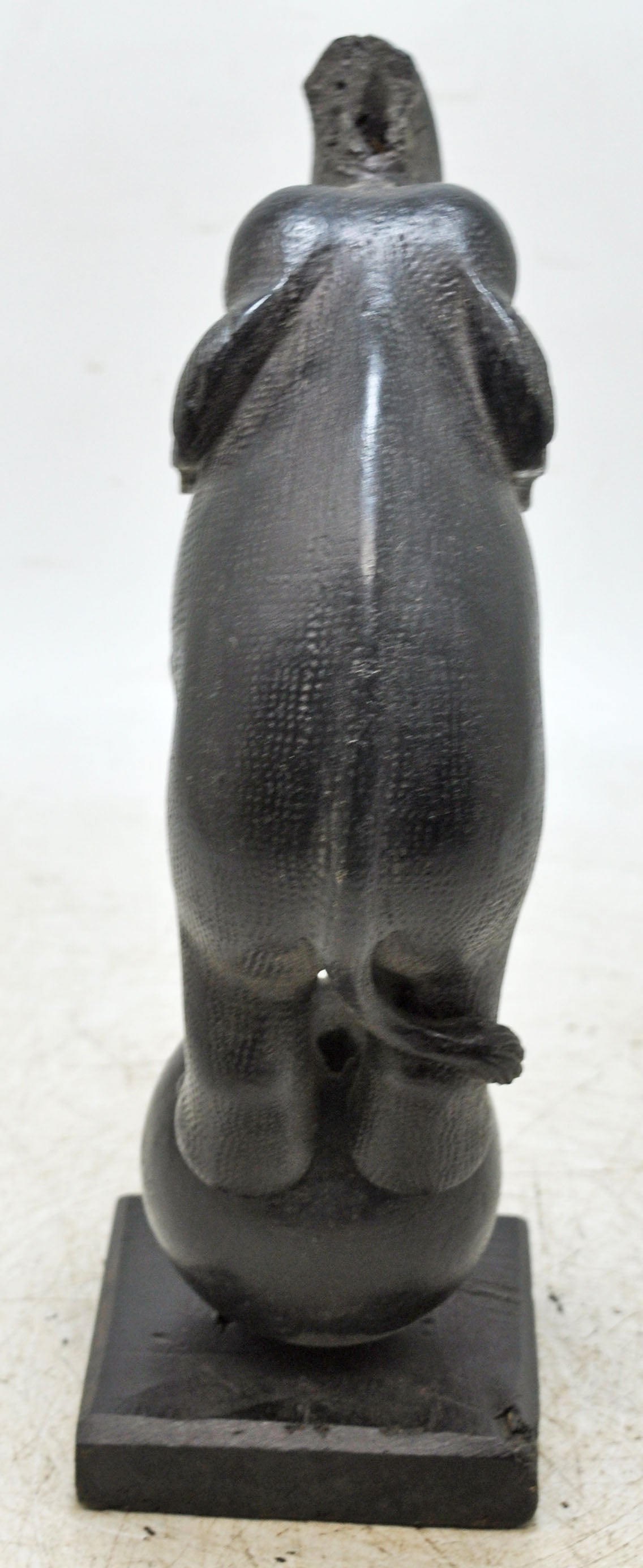 Antique Wooden Elephant Figurine Original Old Fine Hand Carved