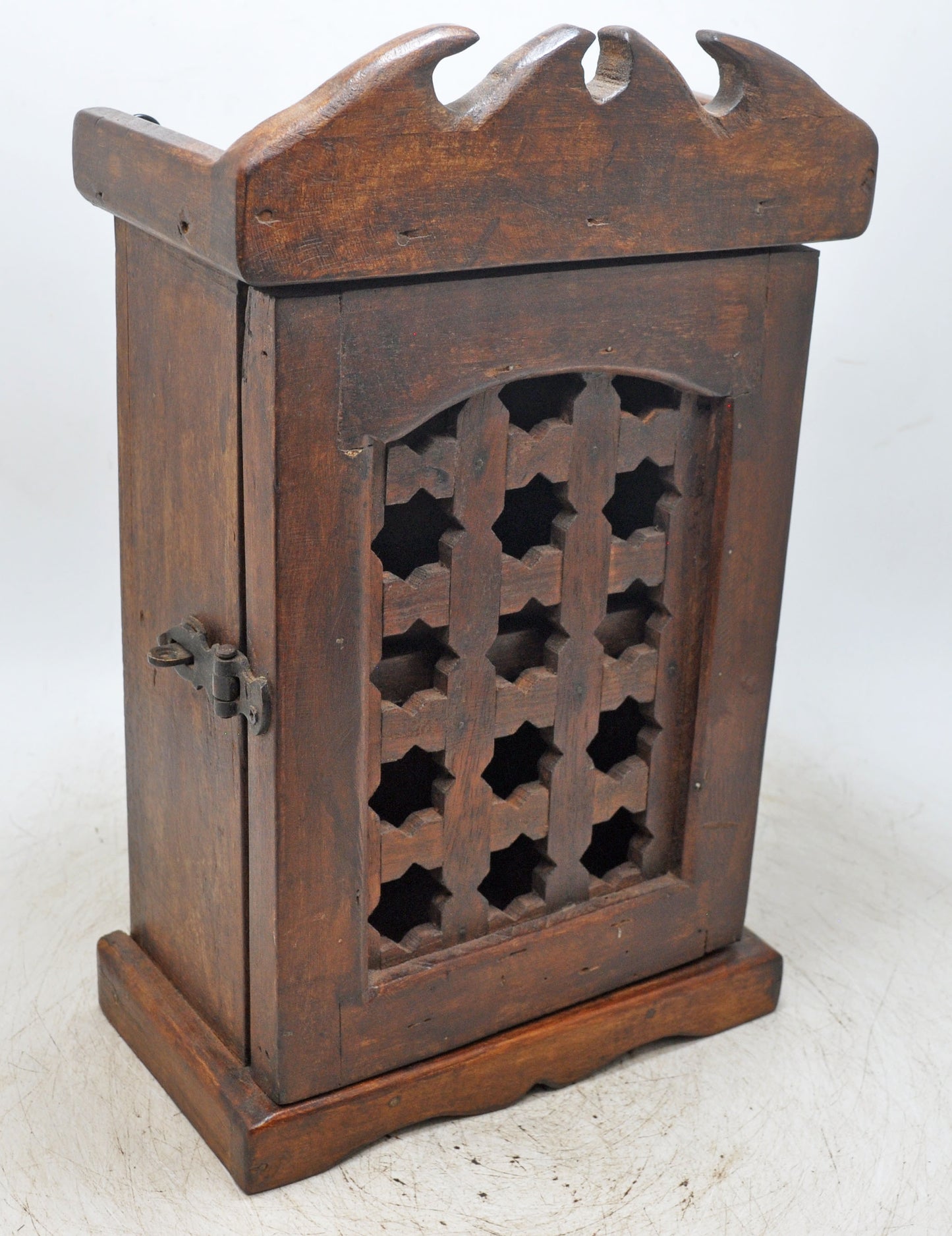 Vintage Wooden Small Storage Cabinet Original Old Hand Crafted