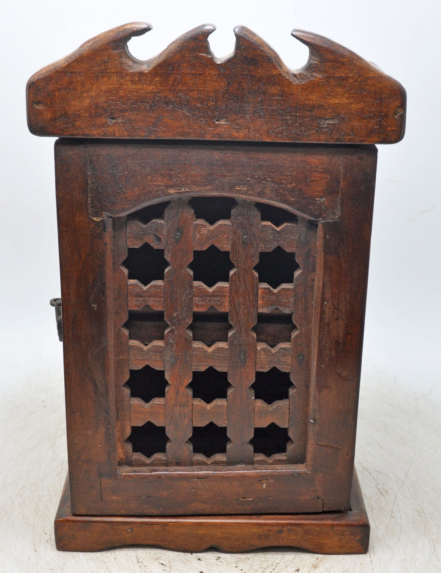Vintage Wooden Small Storage Cabinet Original Old Hand Crafted