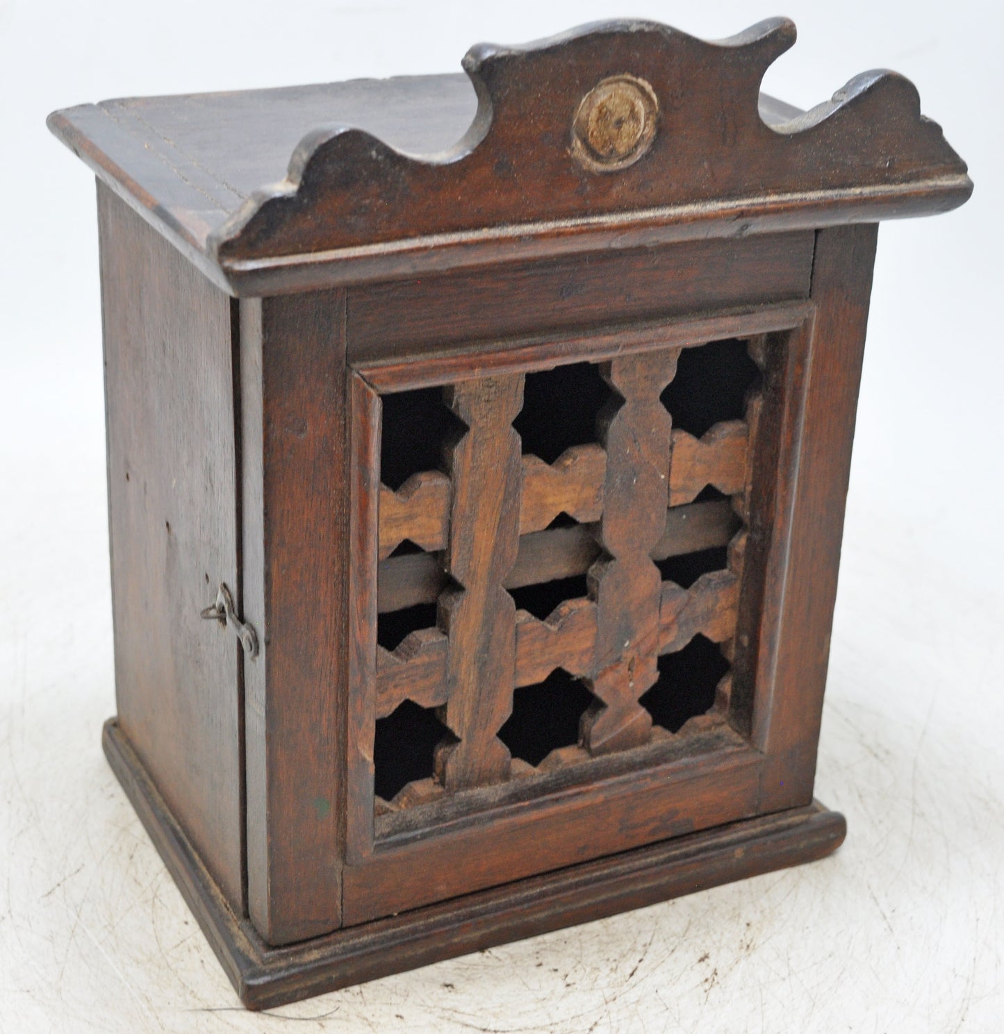 Vintage Wooden Small Storage Cabinet Original Old Hand Crafted