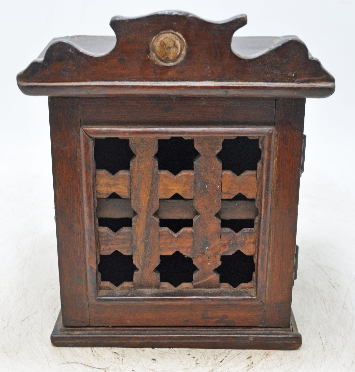 Vintage Wooden Small Storage Cabinet Original Old Hand Crafted