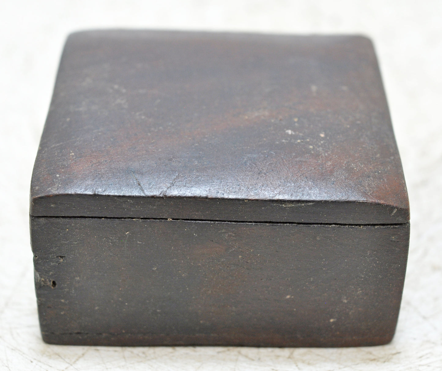 Vintage Wooden Small Square Box Original Old Hand Crafted