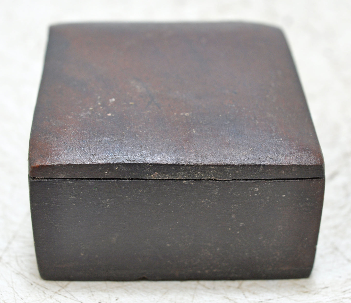 Vintage Wooden Small Square Box Original Old Hand Crafted
