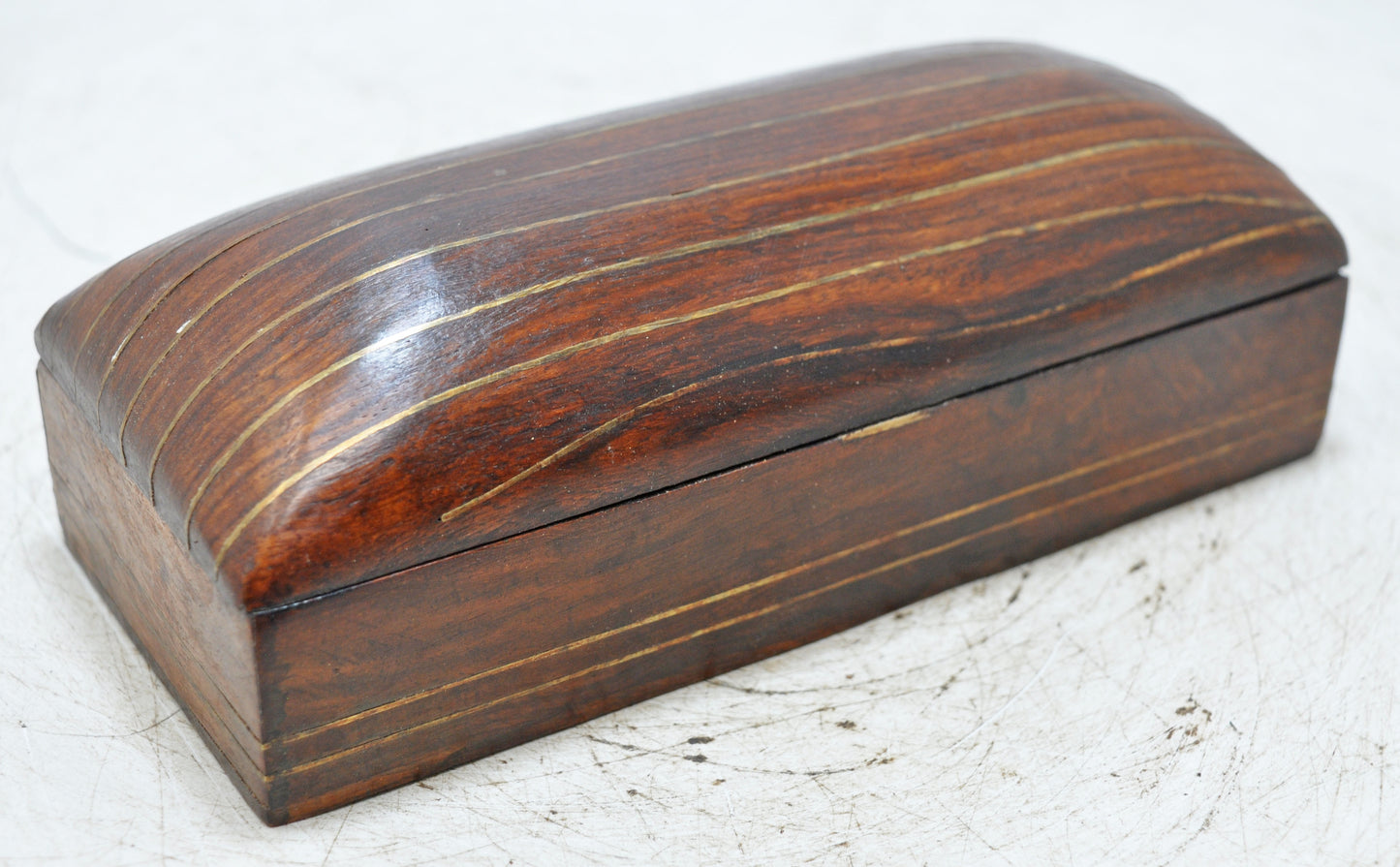 Vintage Wooden Pencil Stationary Box Original Old Hand Crafted