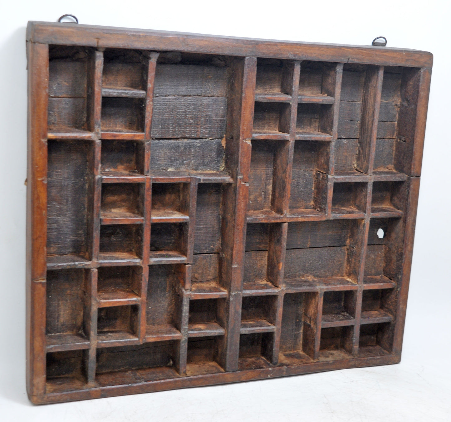 Antique Wooden Wall Hanging Decorative Tray Original Old Hand Crafted