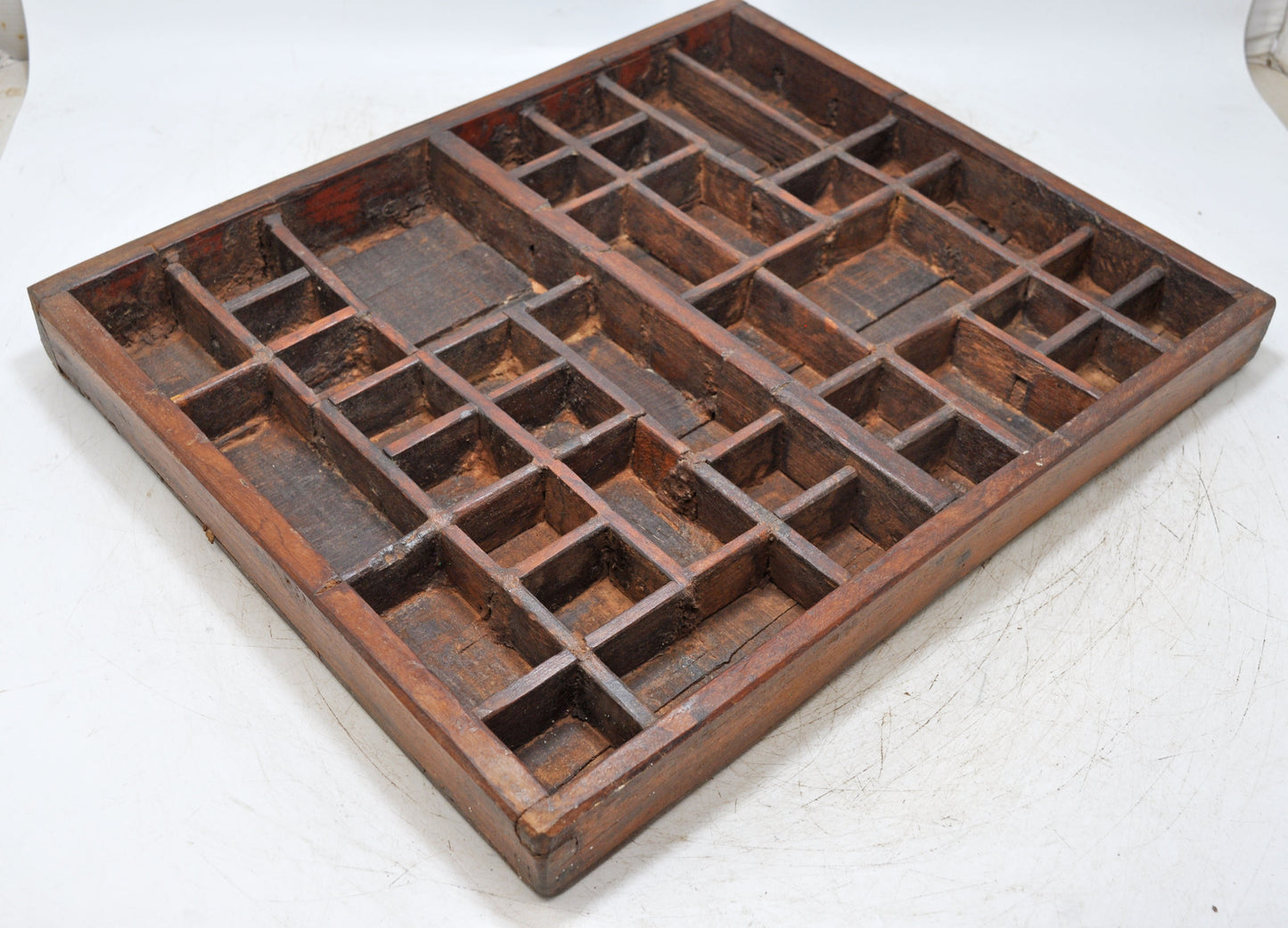 Antique Wooden Wall Hanging Decorative Tray Original Old Hand Crafted