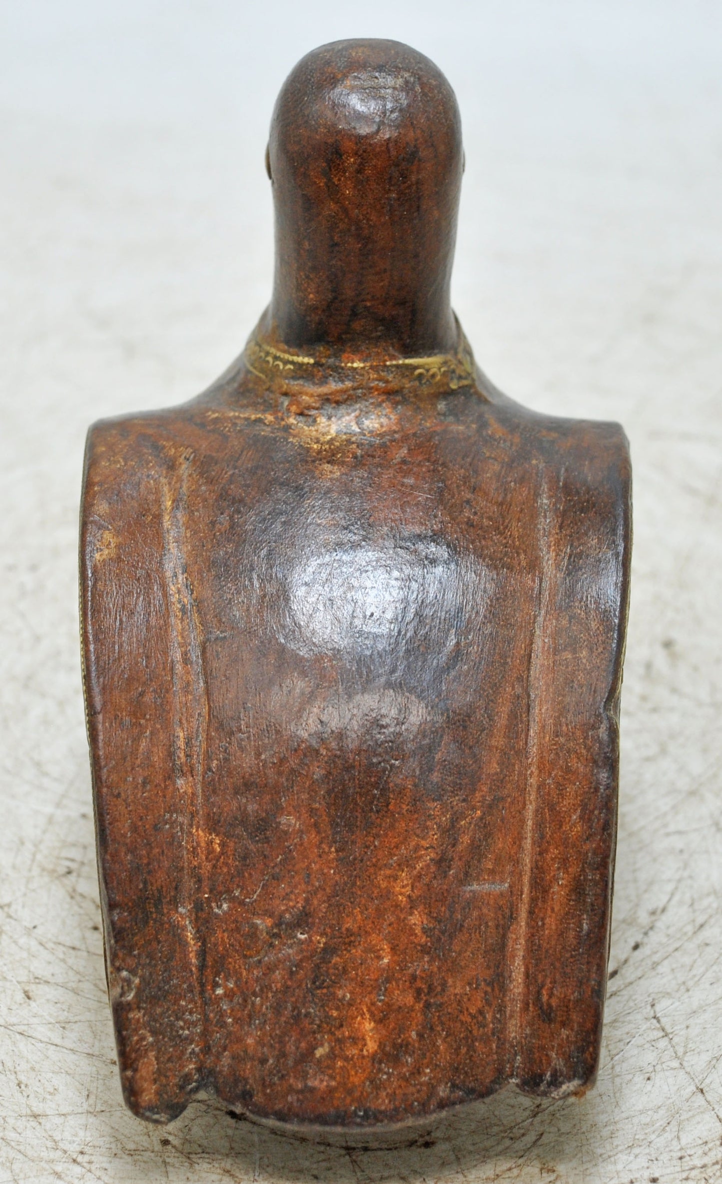 Vintage Wooden Bird Figurine Original Old Hand Carved