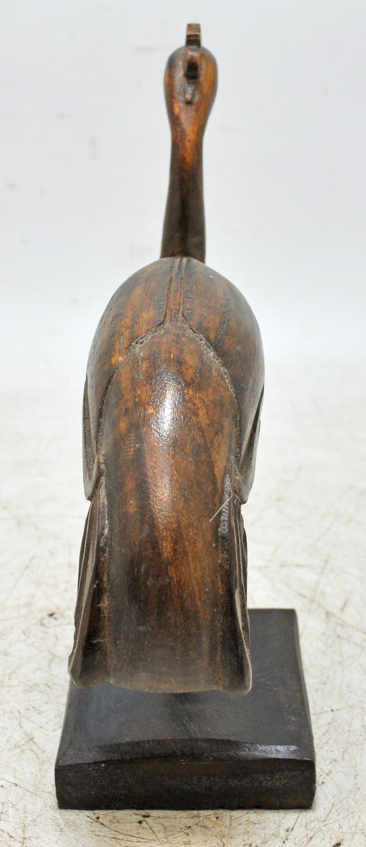 Vintage Wooden Bird Figurine Original Old Hand Carved