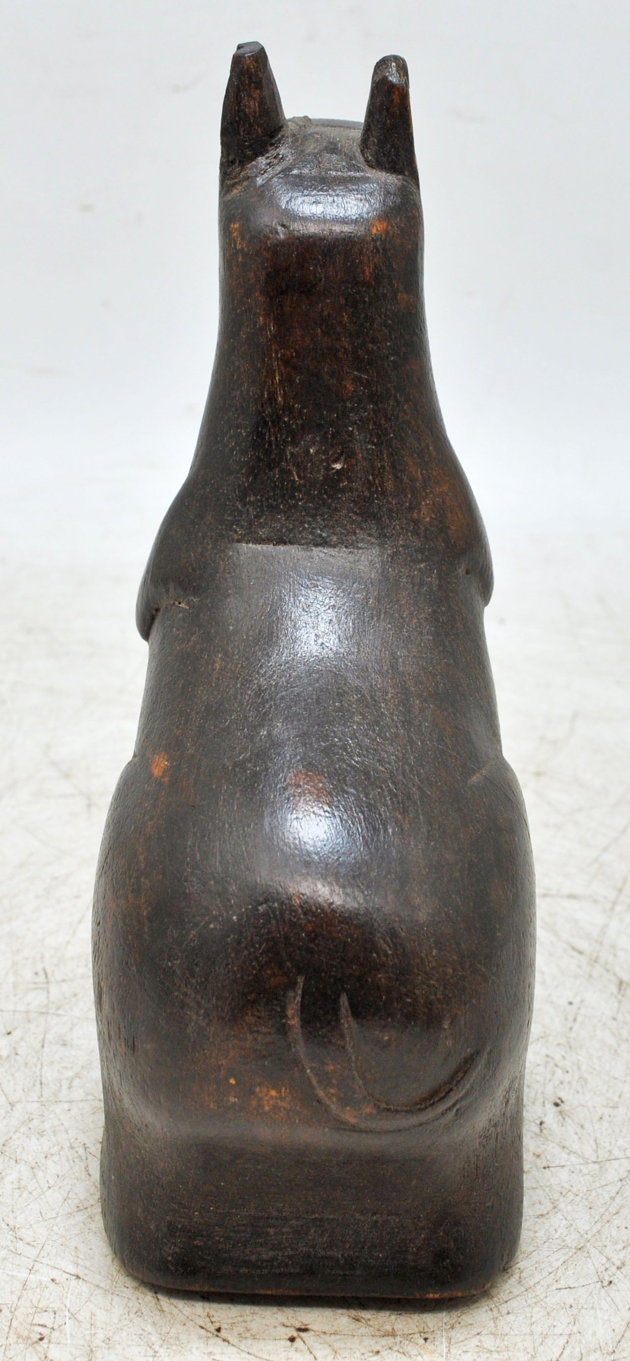 Vintage Wooden Kangaroo Figurine Original Old Fine Hand Carved