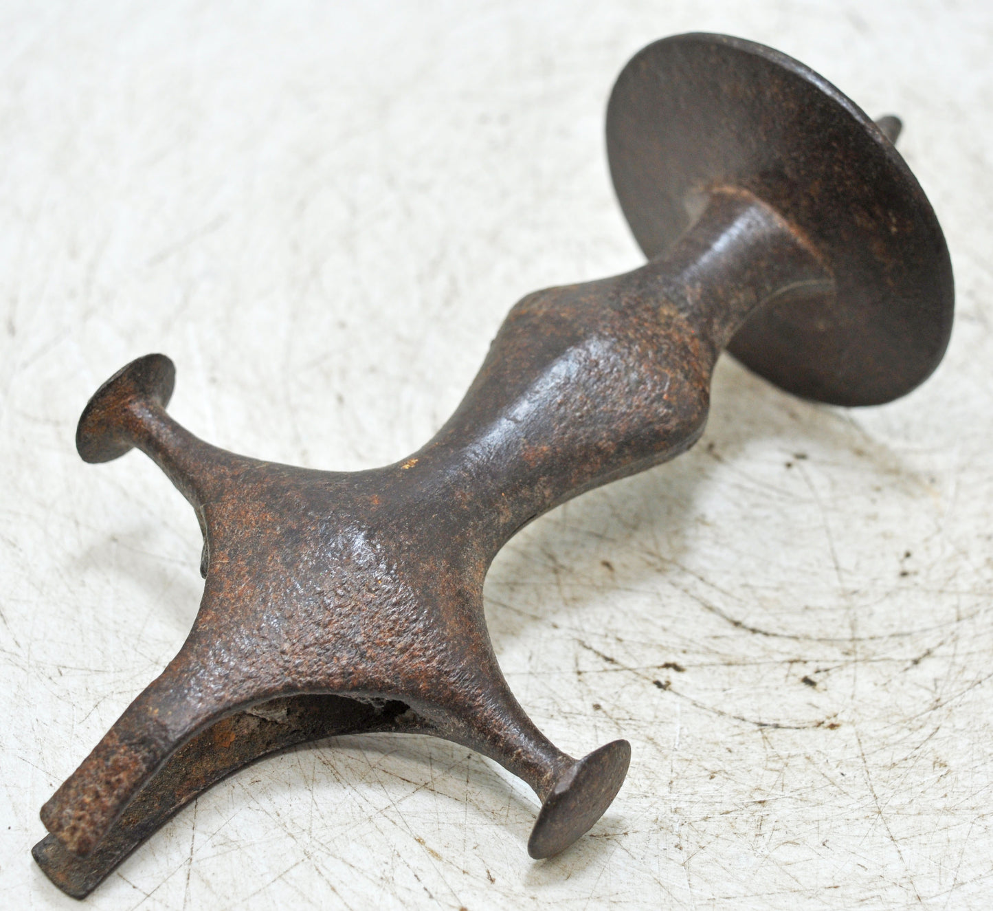 Antique Iron Sword Hilt Handle Original Old Hand Crafted
