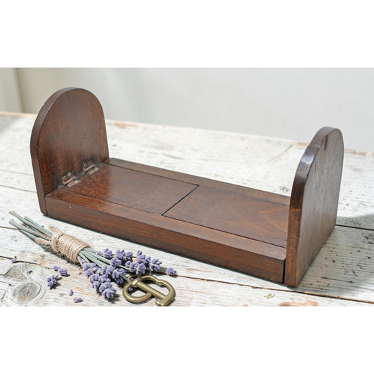 Antique Wooden Foldable Book Rack Stand Original Old Hand Crafted