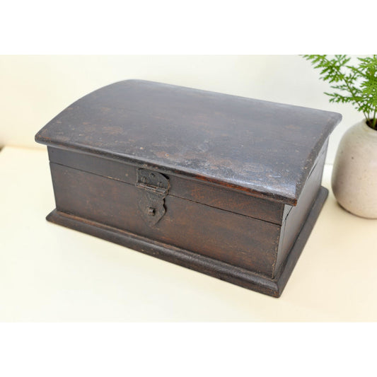 Vintage Wooden Storage Box Original Old Hand Crafted