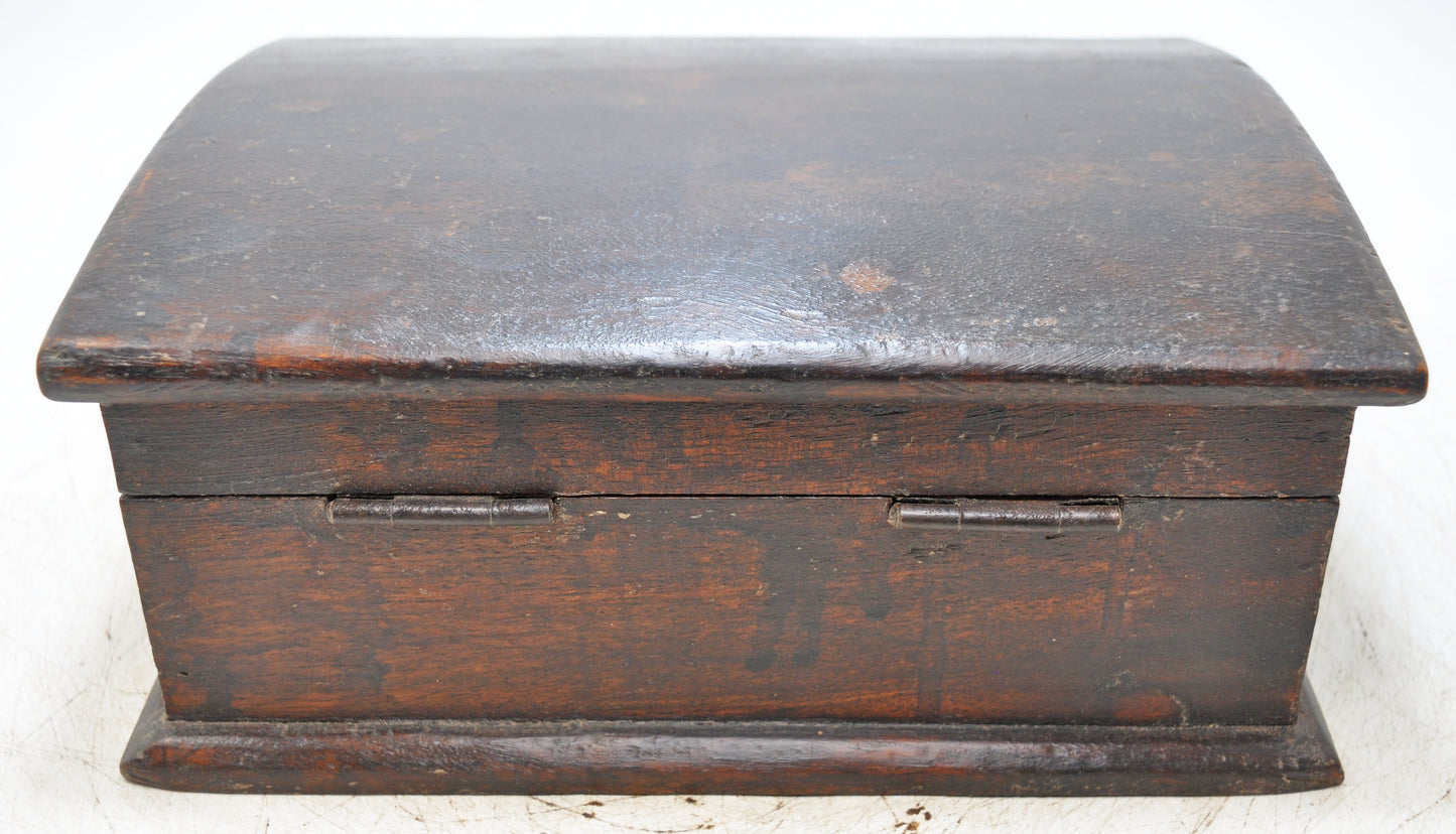 Vintage Wooden Storage Box Original Old Hand Crafted