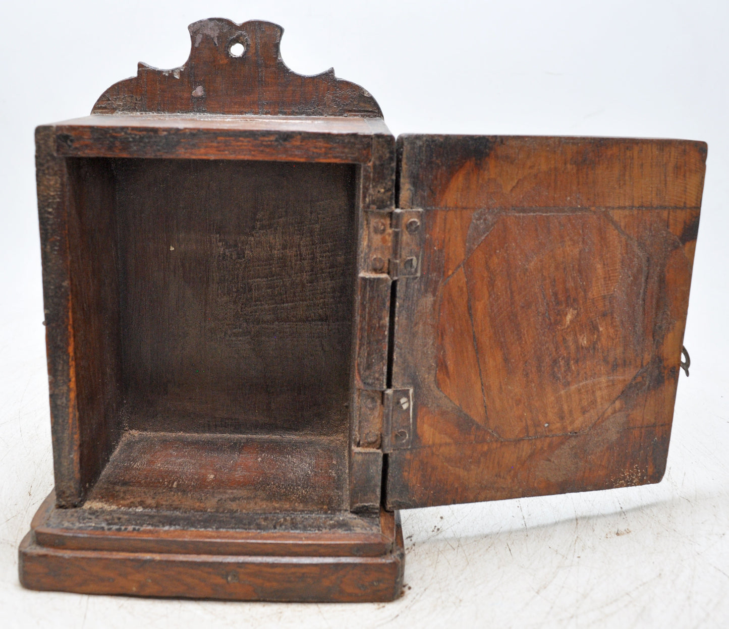 Antique Wooden Money Coin Bank Box Original Old Hand Crafted