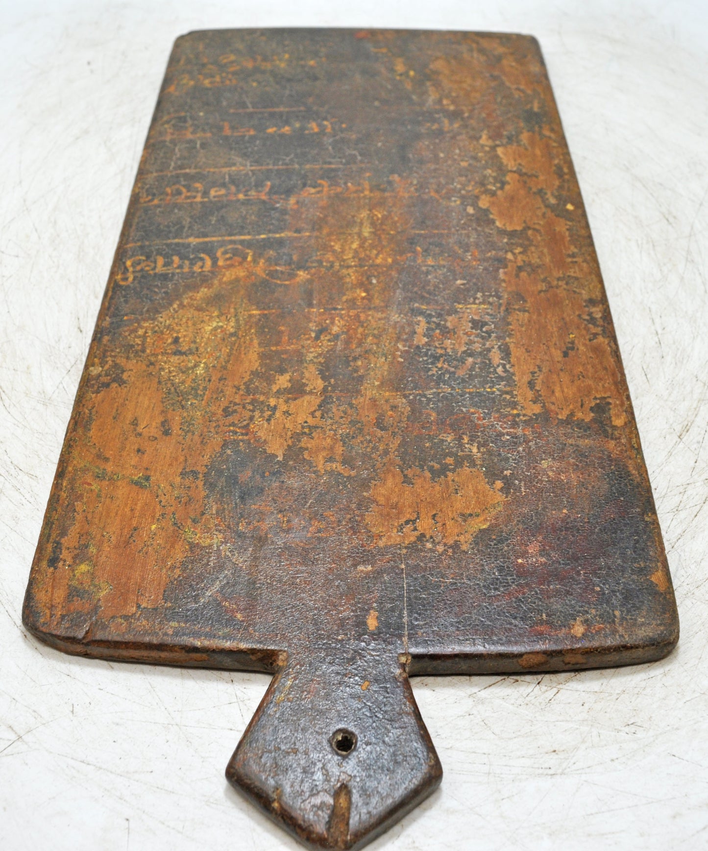 Antique Wooden Agreement Slate Original Old Hand Crafted Fine Painted