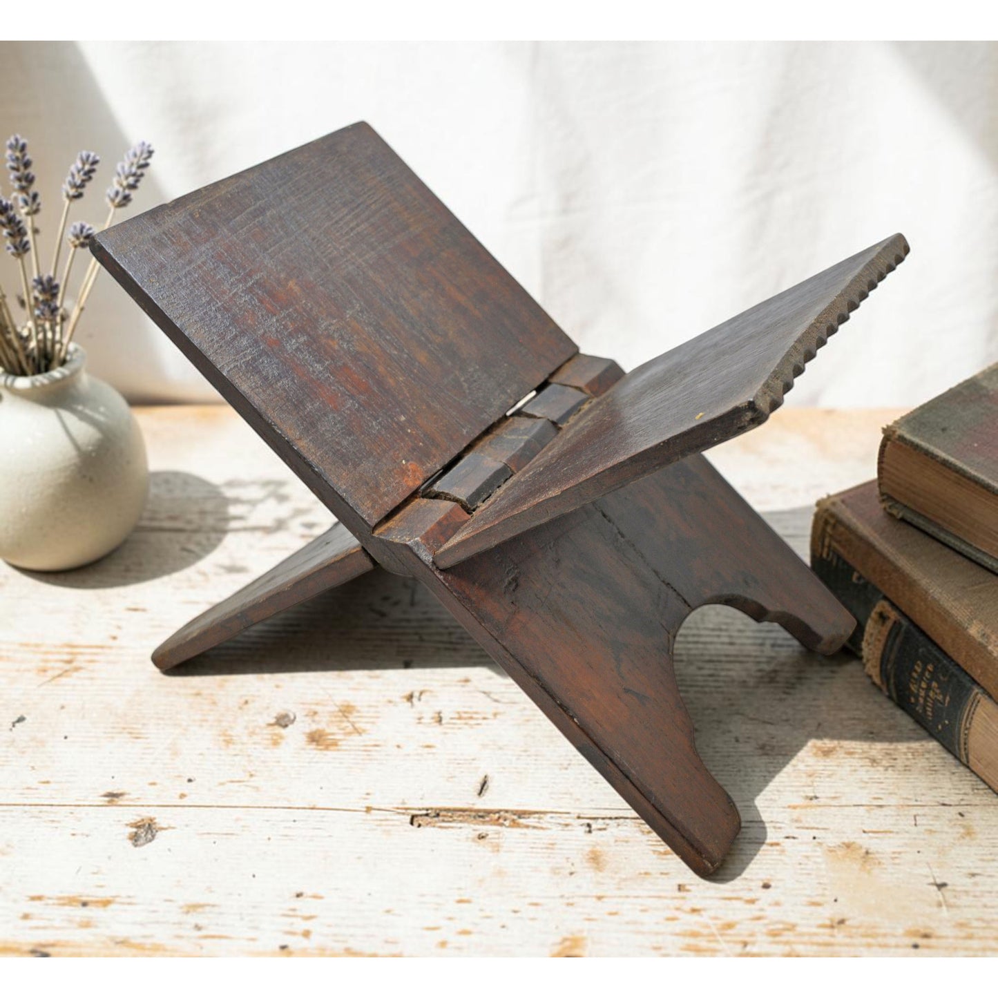 Antique Wooden Holy Quran Book Stand Original Old Fine Hand Crafted