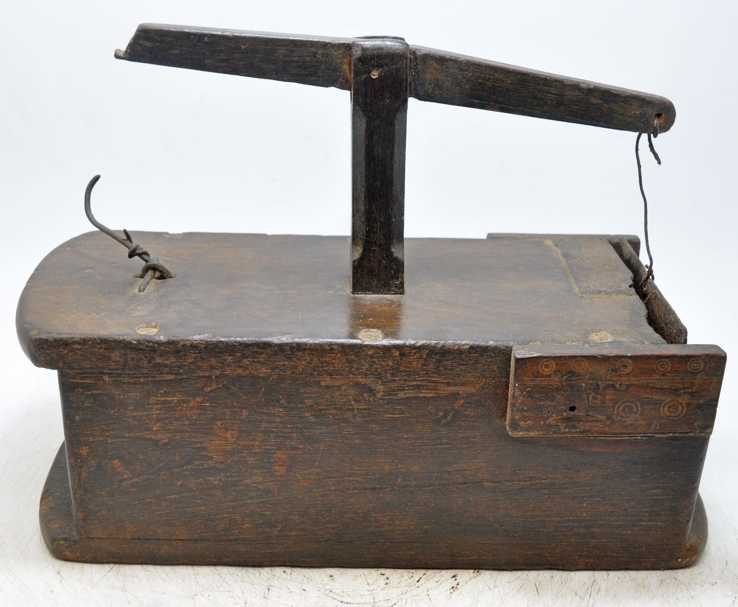 Antique Wooden Unique Mouse Trap Box Original Old Very Fine Hand Crafted