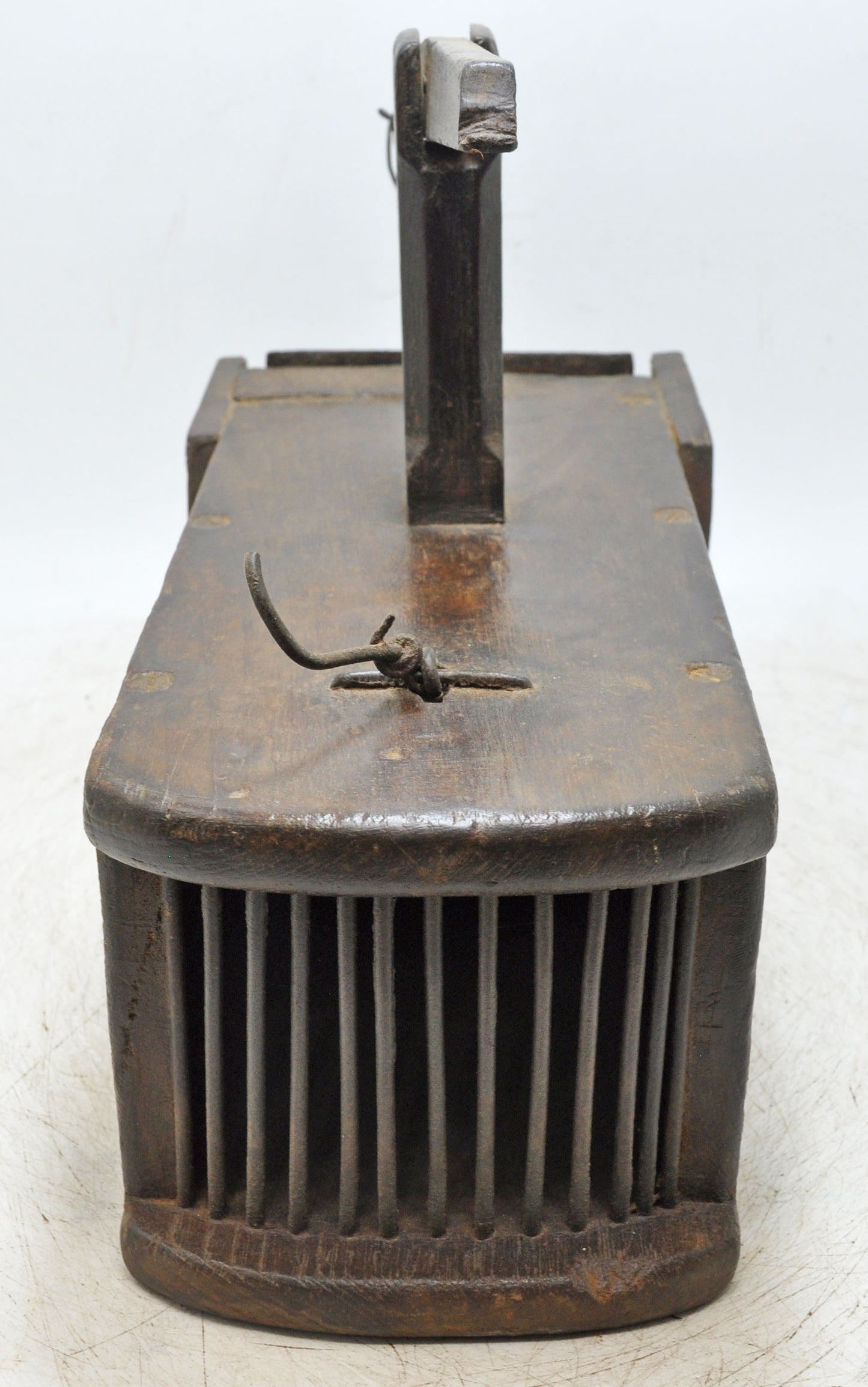 Antique Wooden Unique Mouse Trap Box Original Old Very Fine Hand Crafted