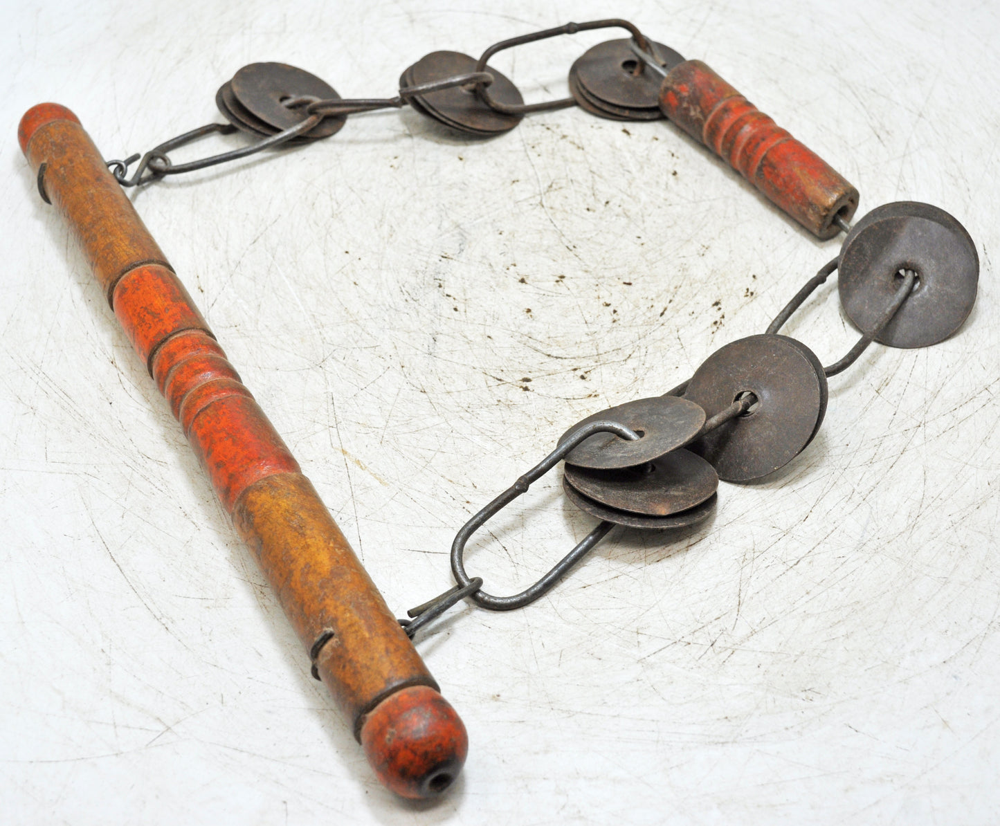 Vintage Wooden Iron Musical Clamps Original Old Hand Crafted