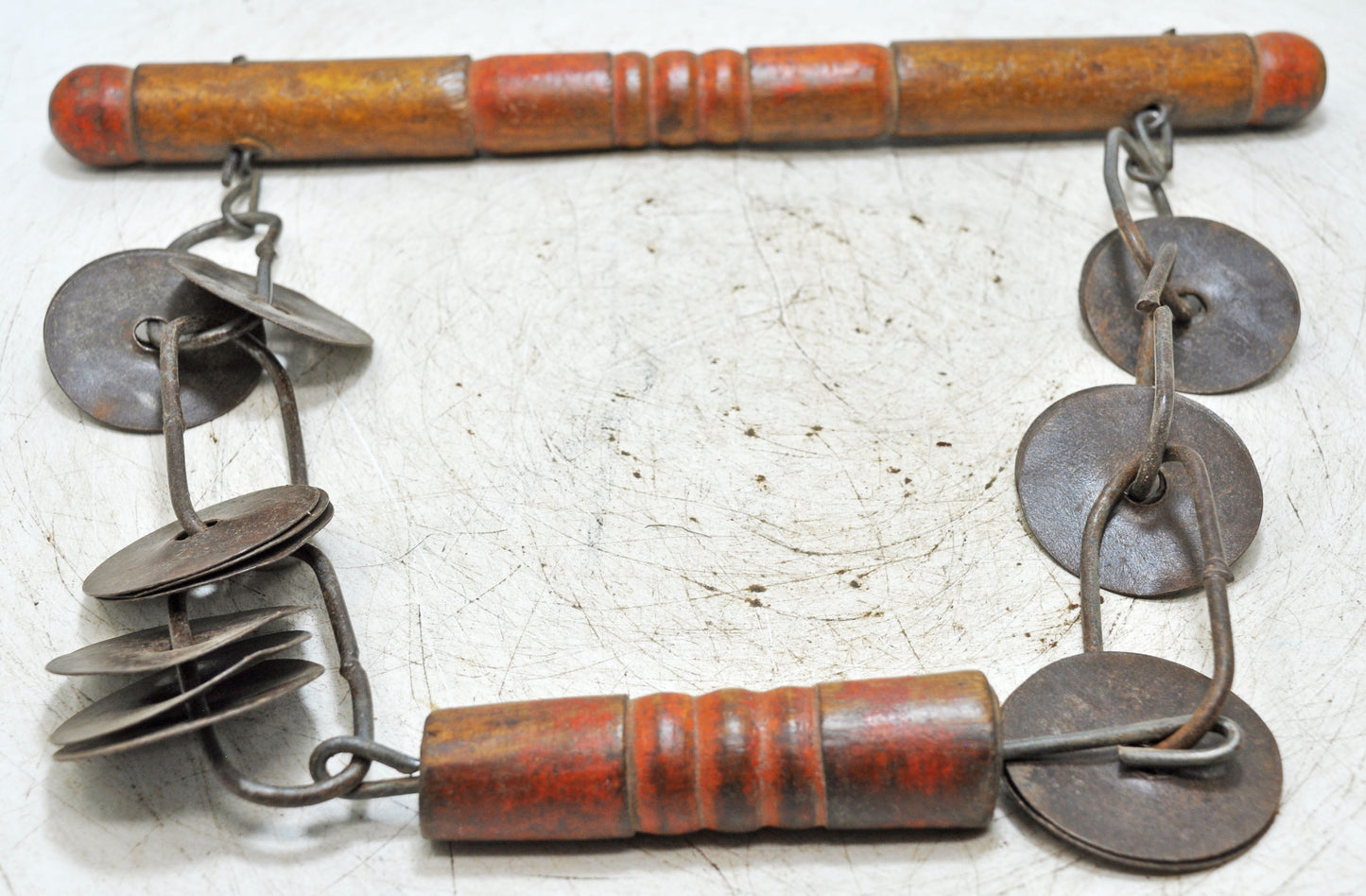 Vintage Wooden Iron Musical Clamps Original Old Hand Crafted